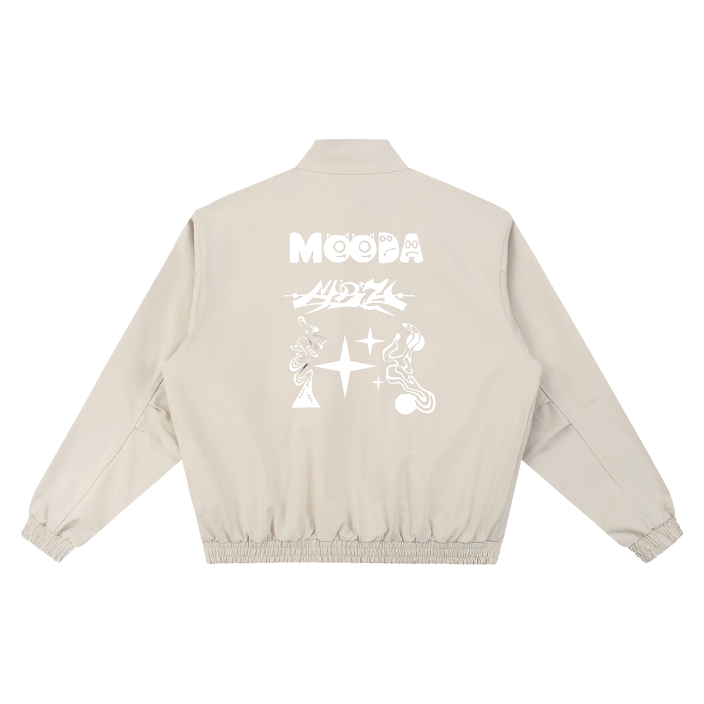 Mooda Stand Collar Bomber Jacket