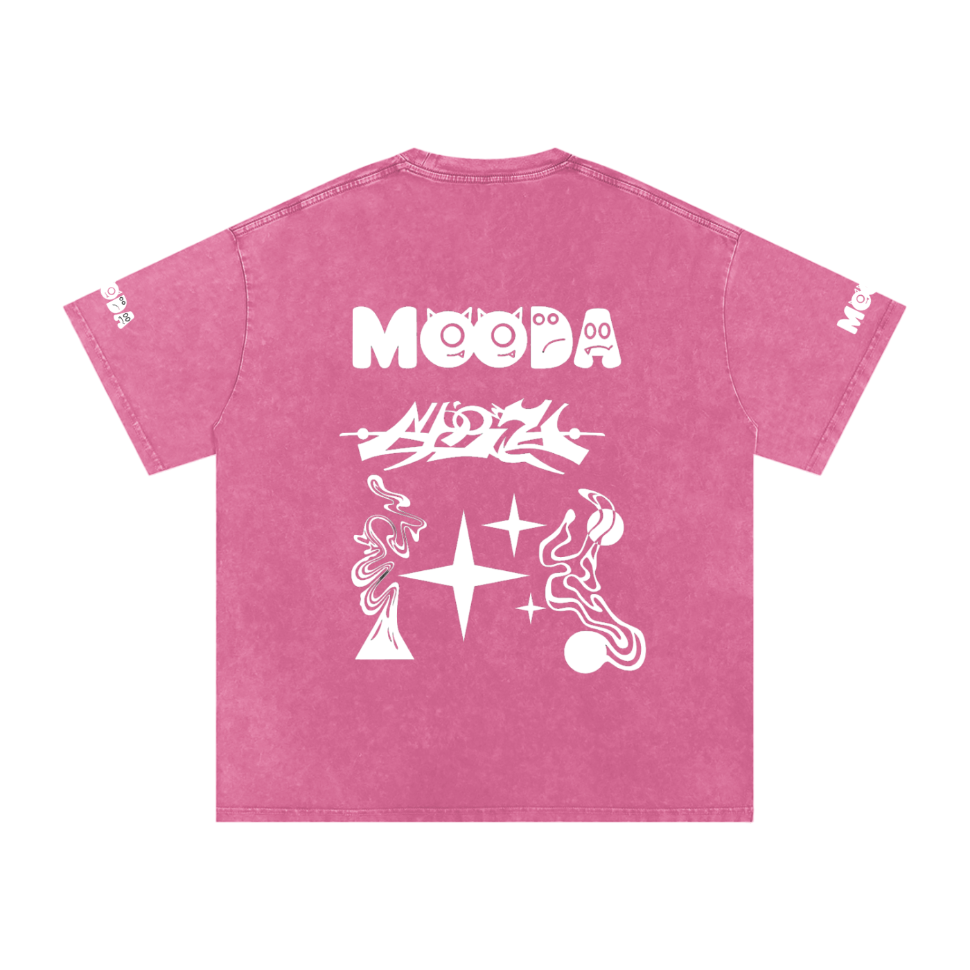 Mooda Snow Washed Oversized Cotton T-Shirt