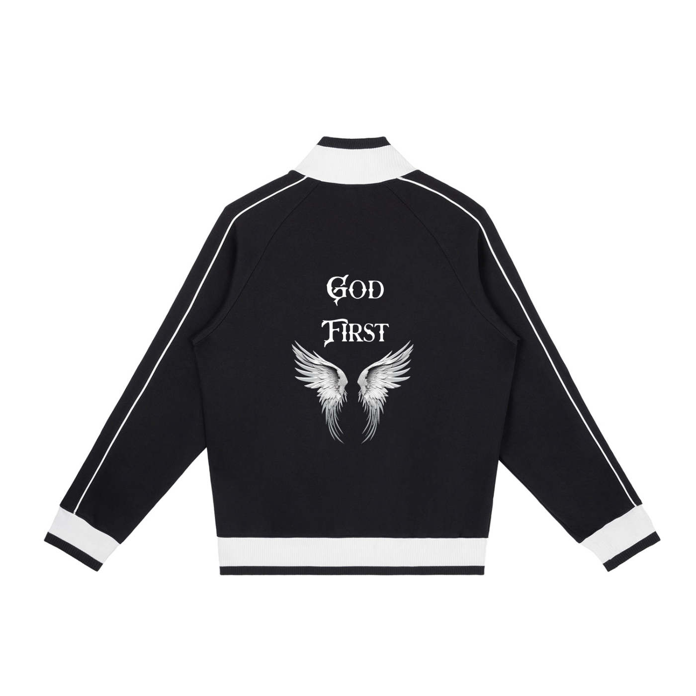 Mooda Color Block Raglan Sleeve Zip Track Jacket