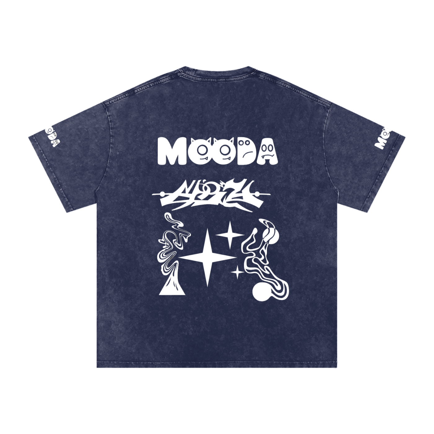 Mooda Snow Washed Oversized Cotton T-Shirt