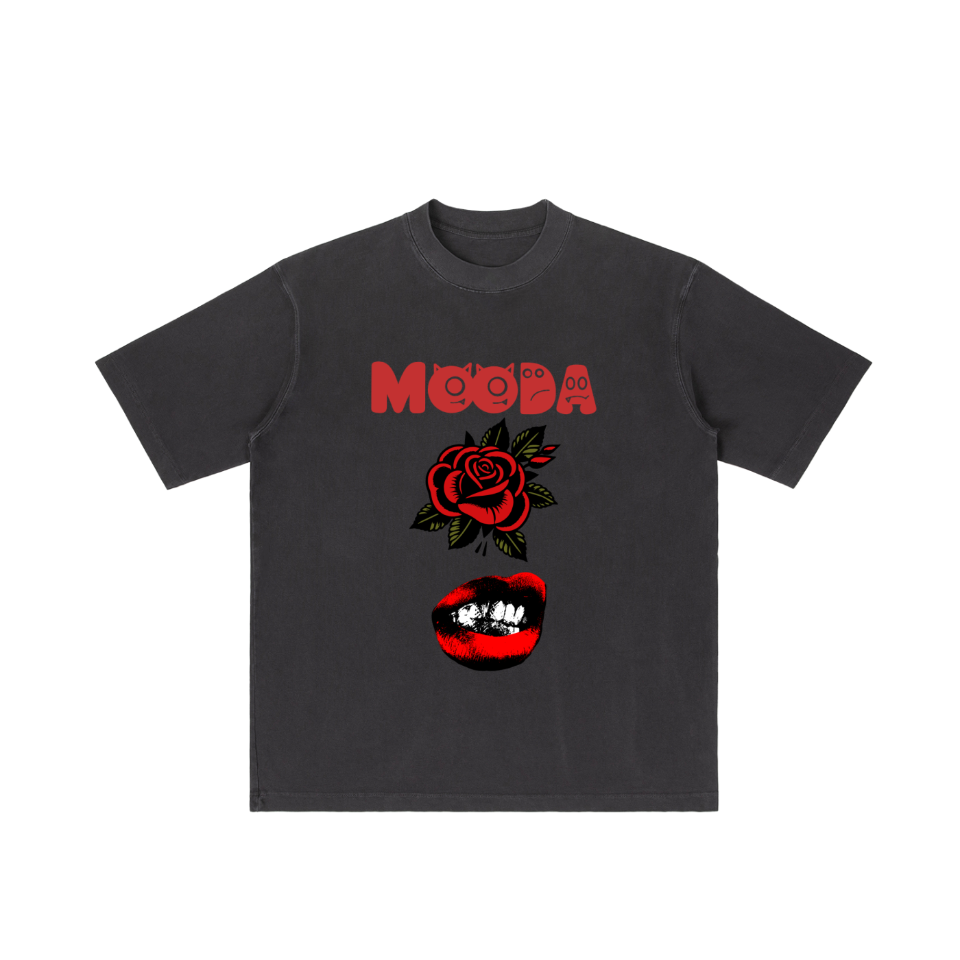 Mooda Vintage Wash Drop Shoulder T-shirt