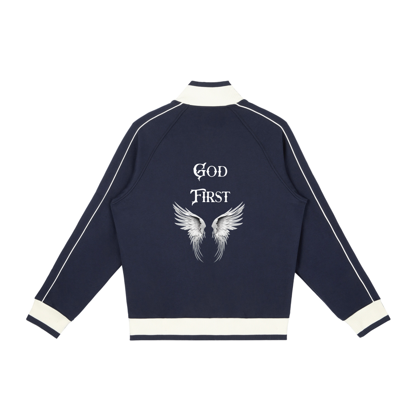 Mooda Color Block Raglan Sleeve Zip Track Jacket