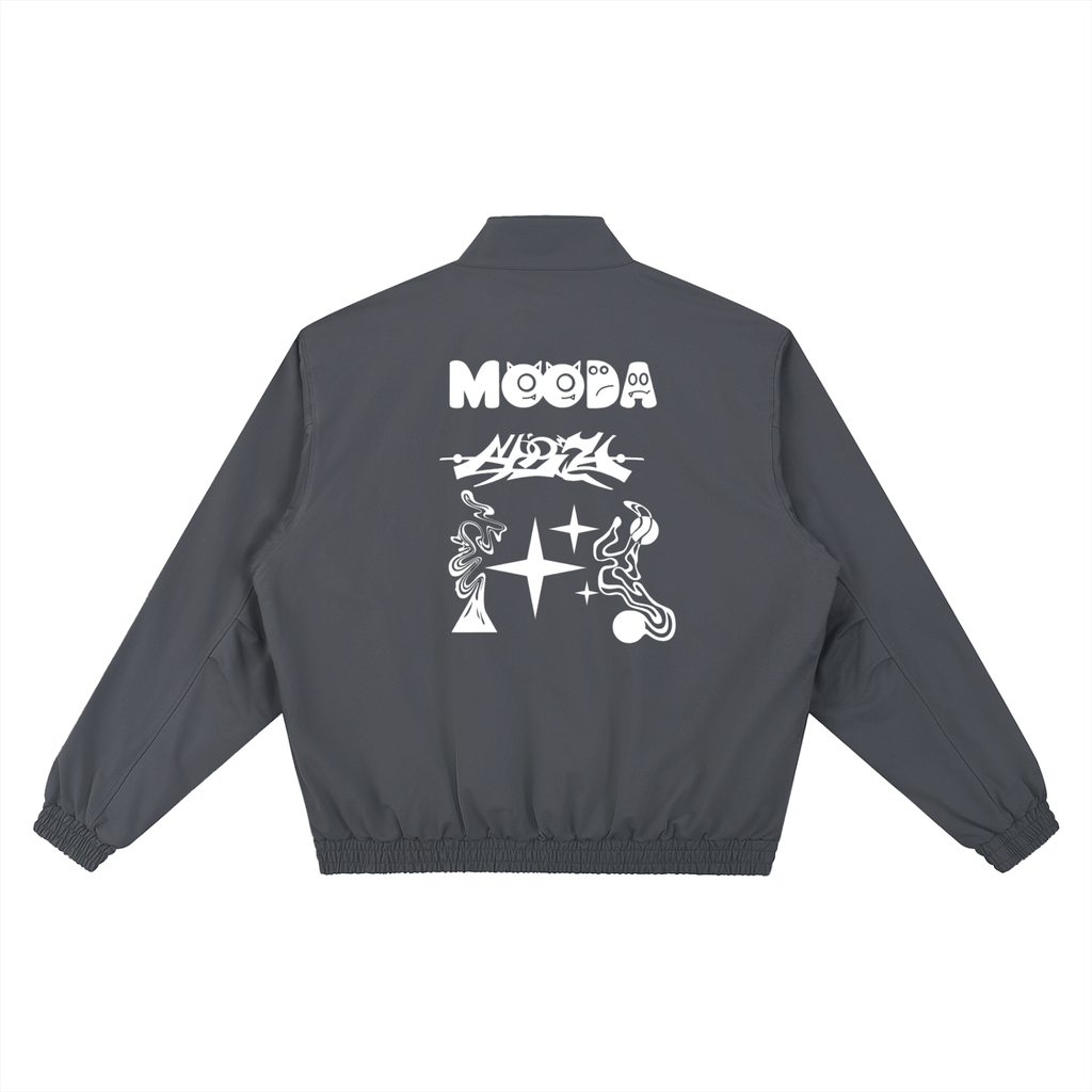 Mooda Stand Collar Bomber Jacket