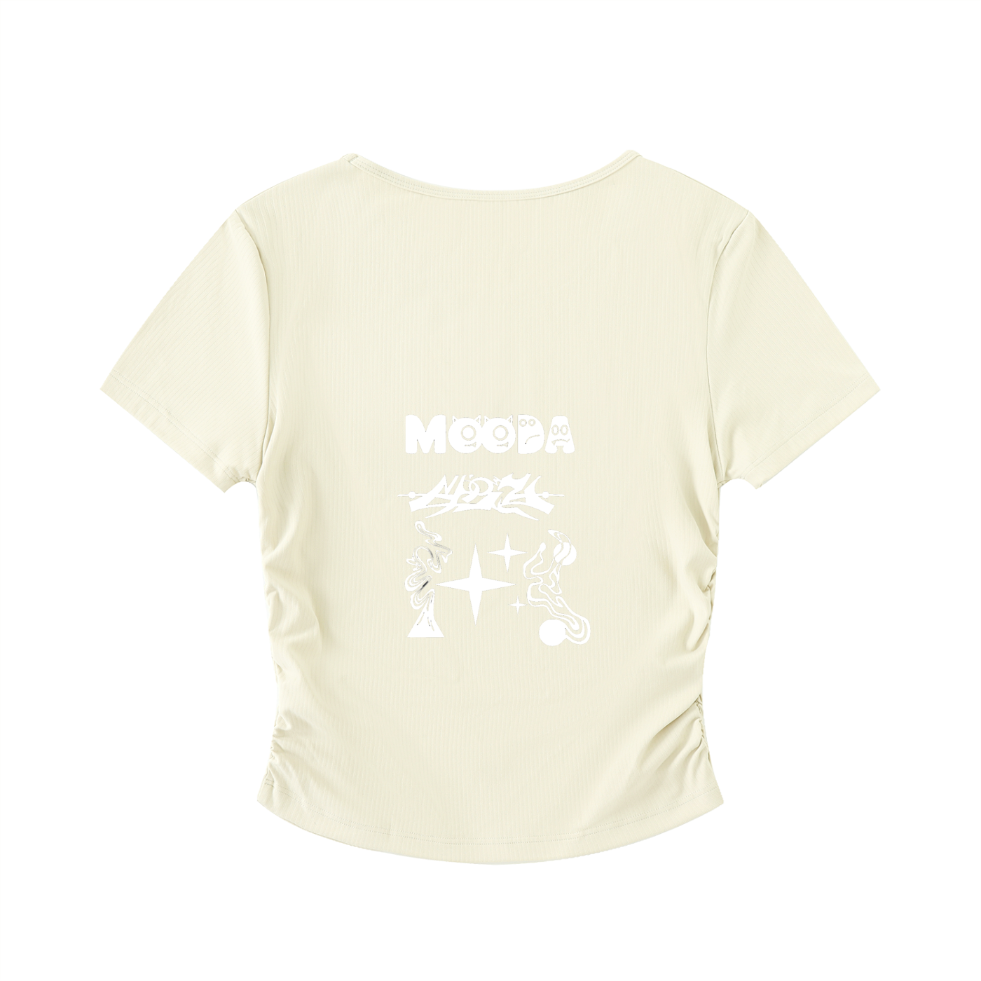 Mooda Ruched Bodycon Crop Top