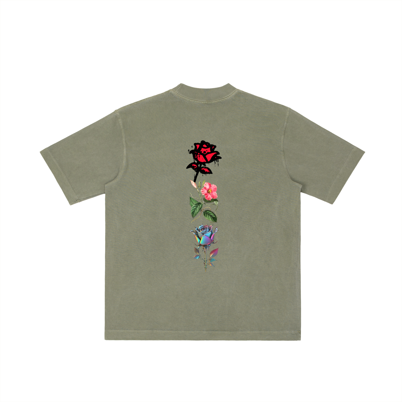 Mooda Vintage Wash Drop Shoulder T-shirt