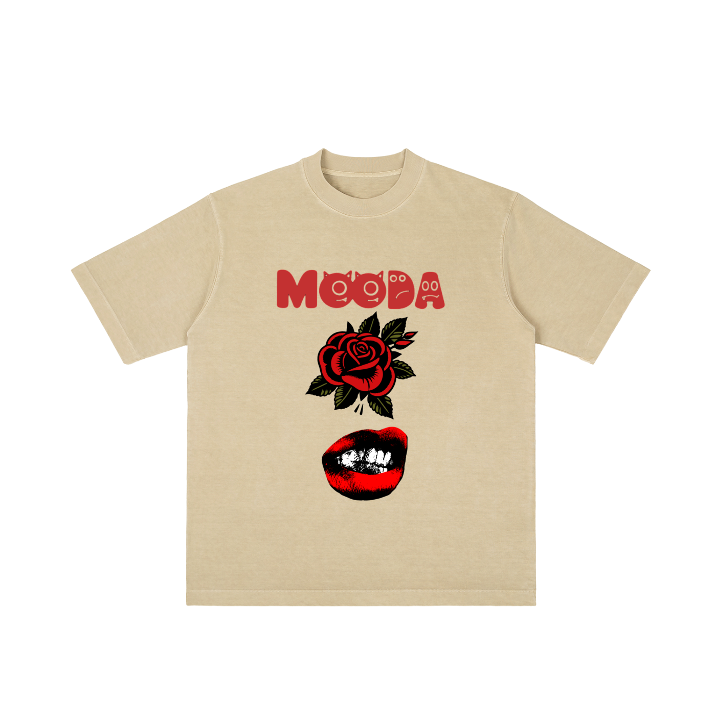 Mooda Vintage Wash Drop Shoulder T-shirt