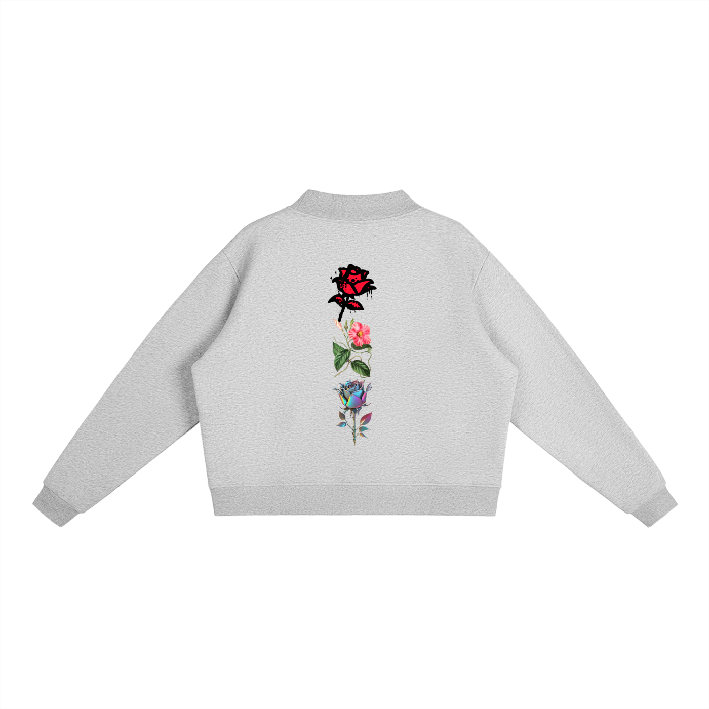 Mooda Essential Fleece Mock-Neck Crew Sweatshirt