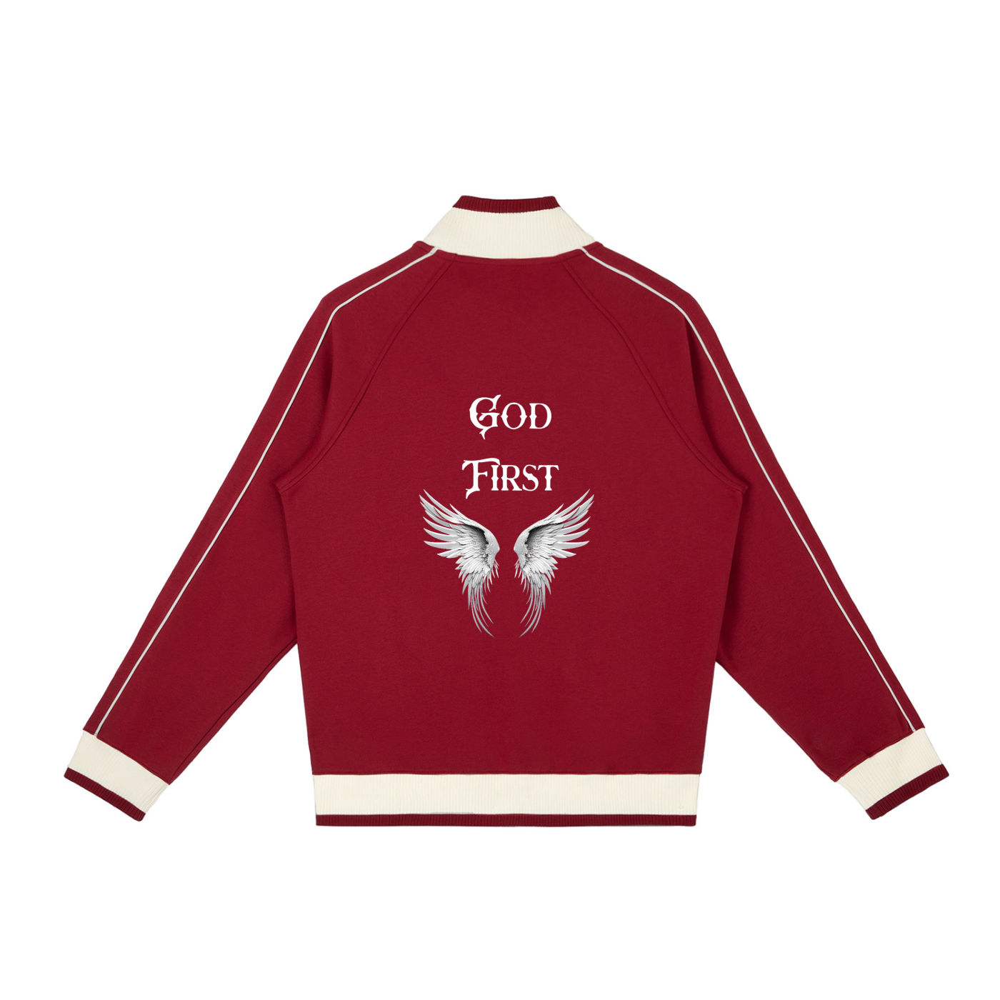 Mooda Color Block Raglan Sleeve Zip Track Jacket