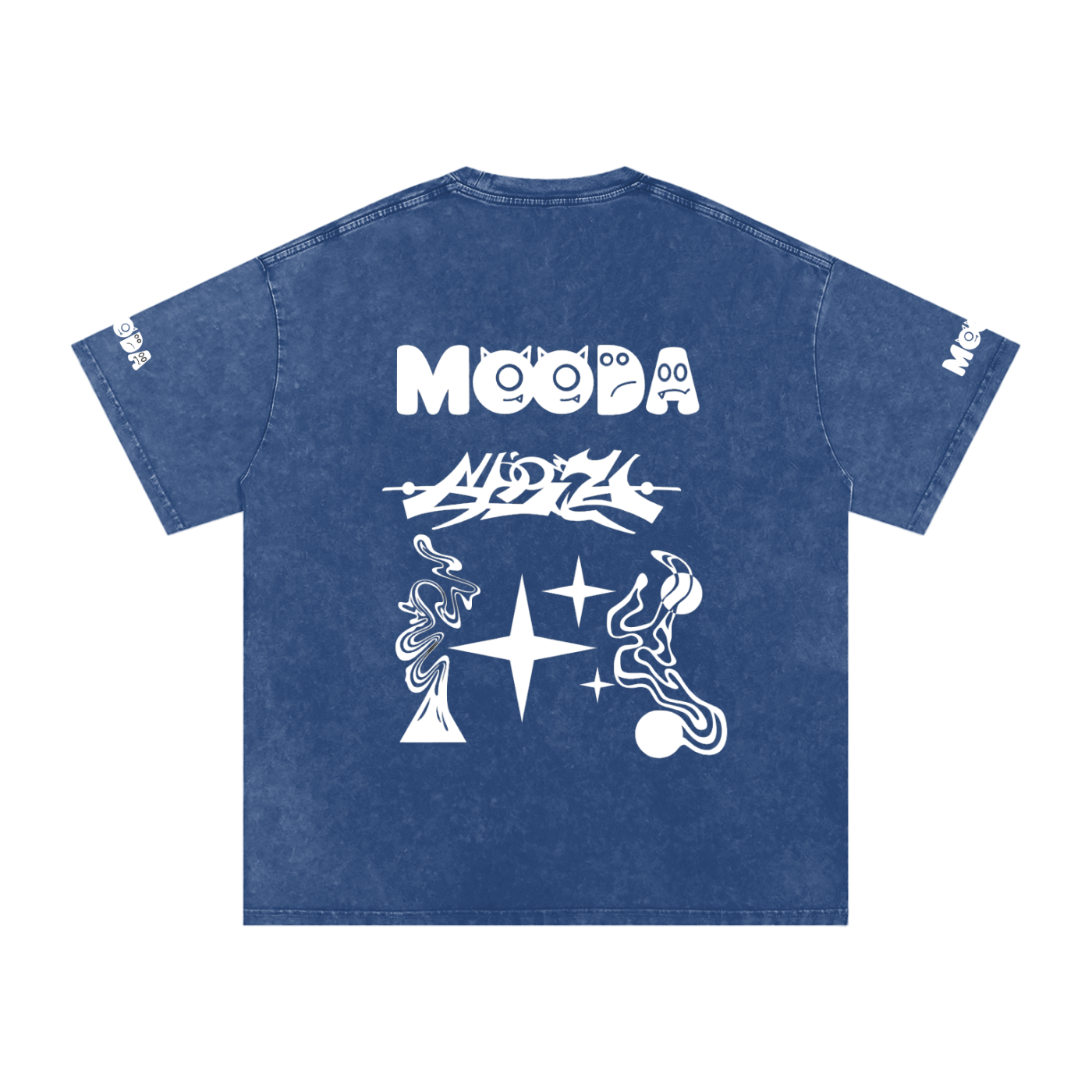 Mooda Snow Washed Oversized Cotton T-Shirt