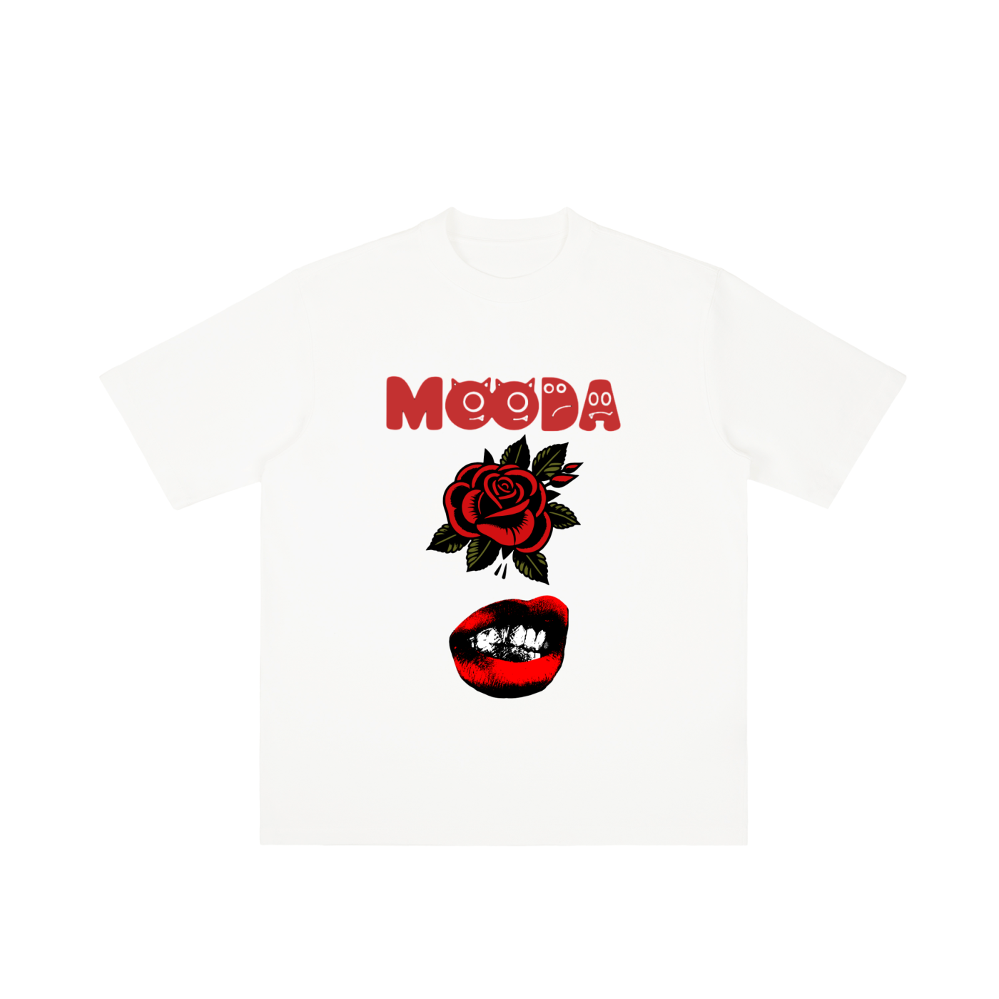 Mooda Vintage Wash Drop Shoulder T-shirt