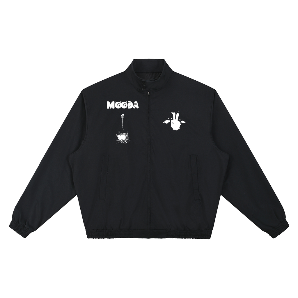 Mooda Stand Collar Bomber Jacket