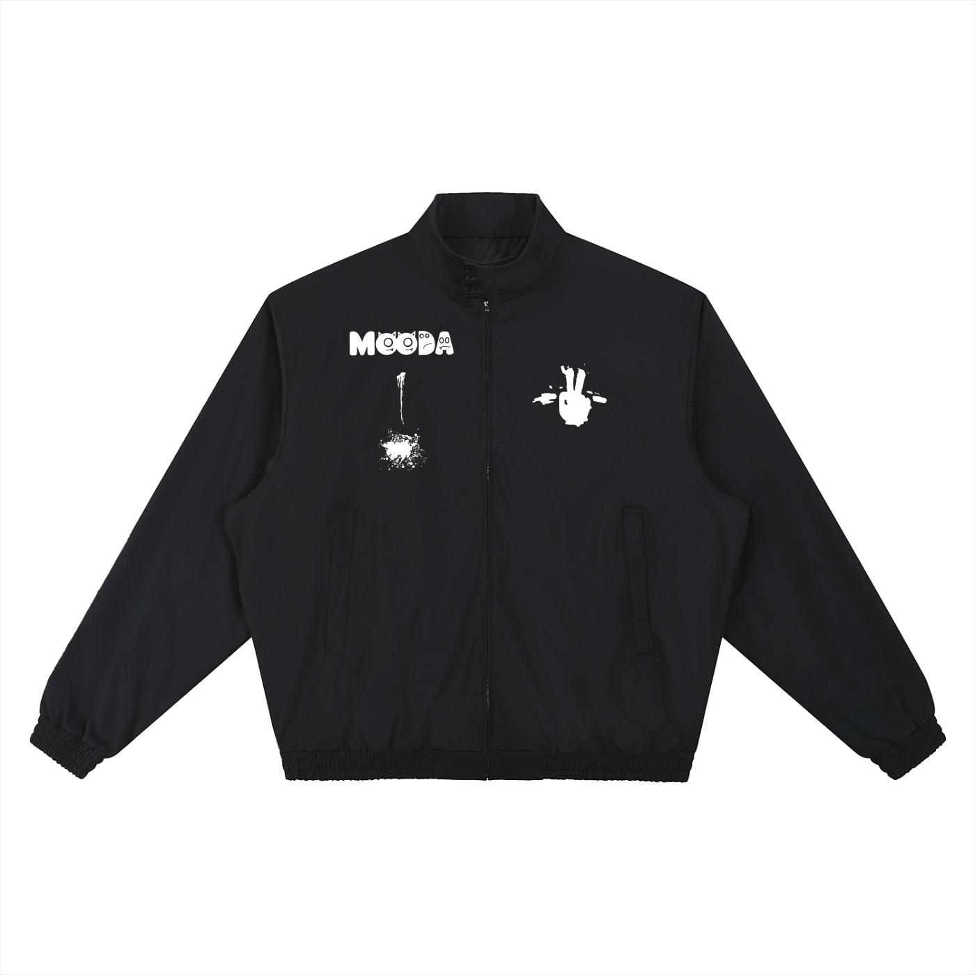 Mooda Stand Collar Bomber Jacket