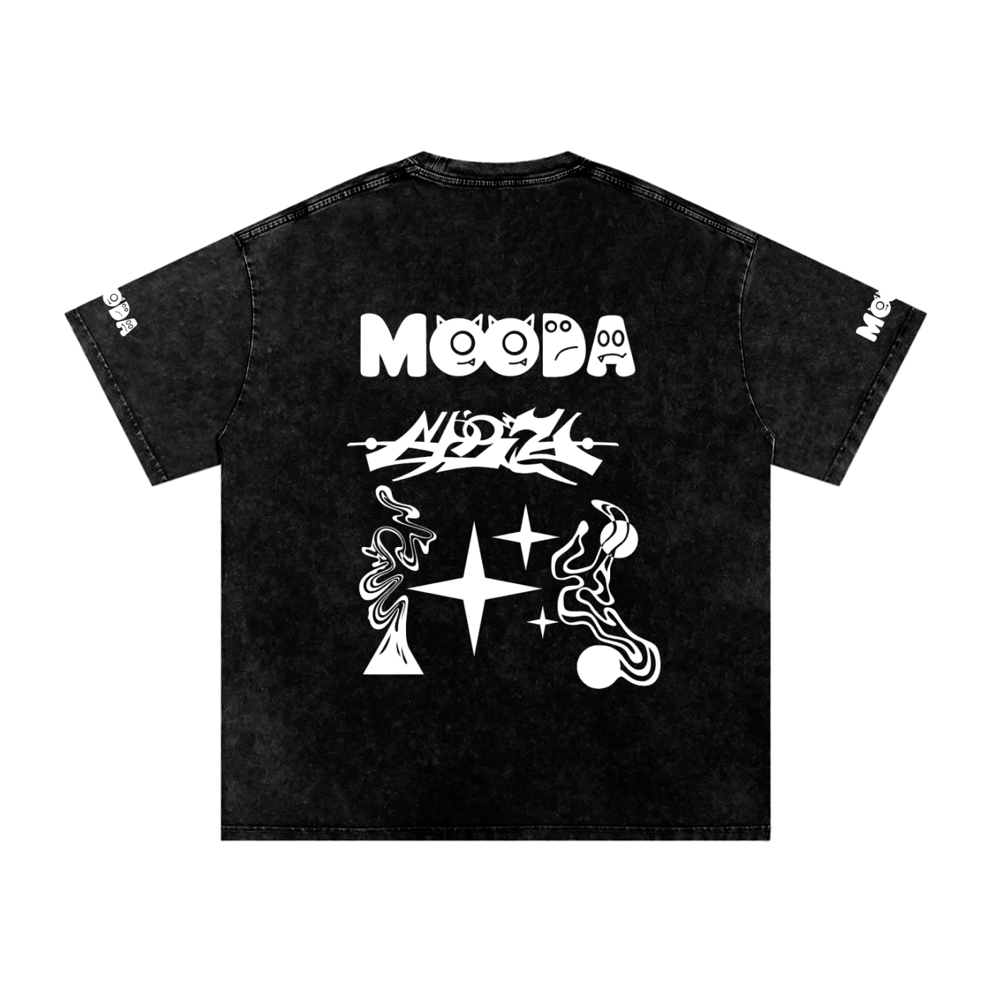 Mooda Snow Washed Oversized Cotton T-Shirt