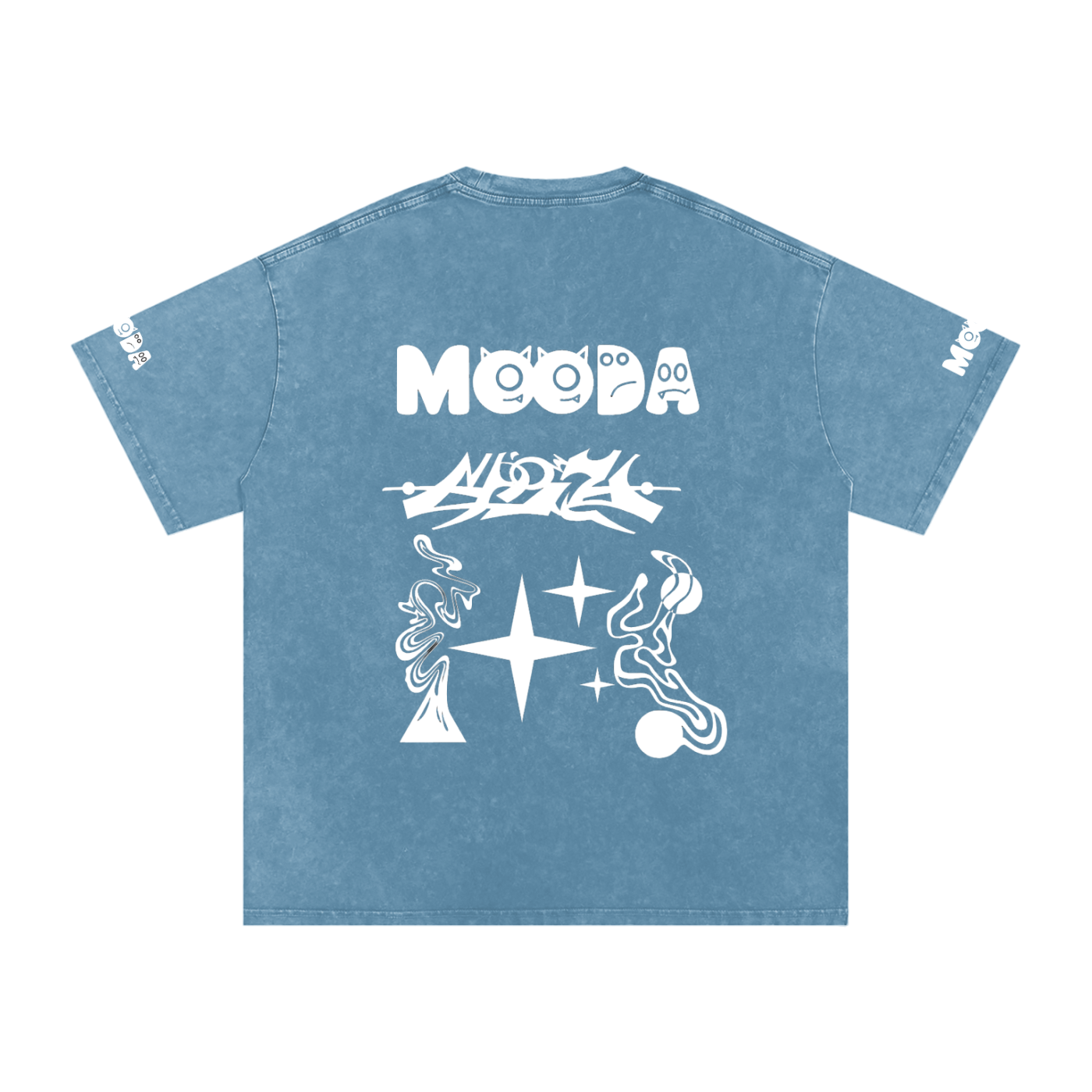 Mooda Snow Washed Oversized Cotton T-Shirt