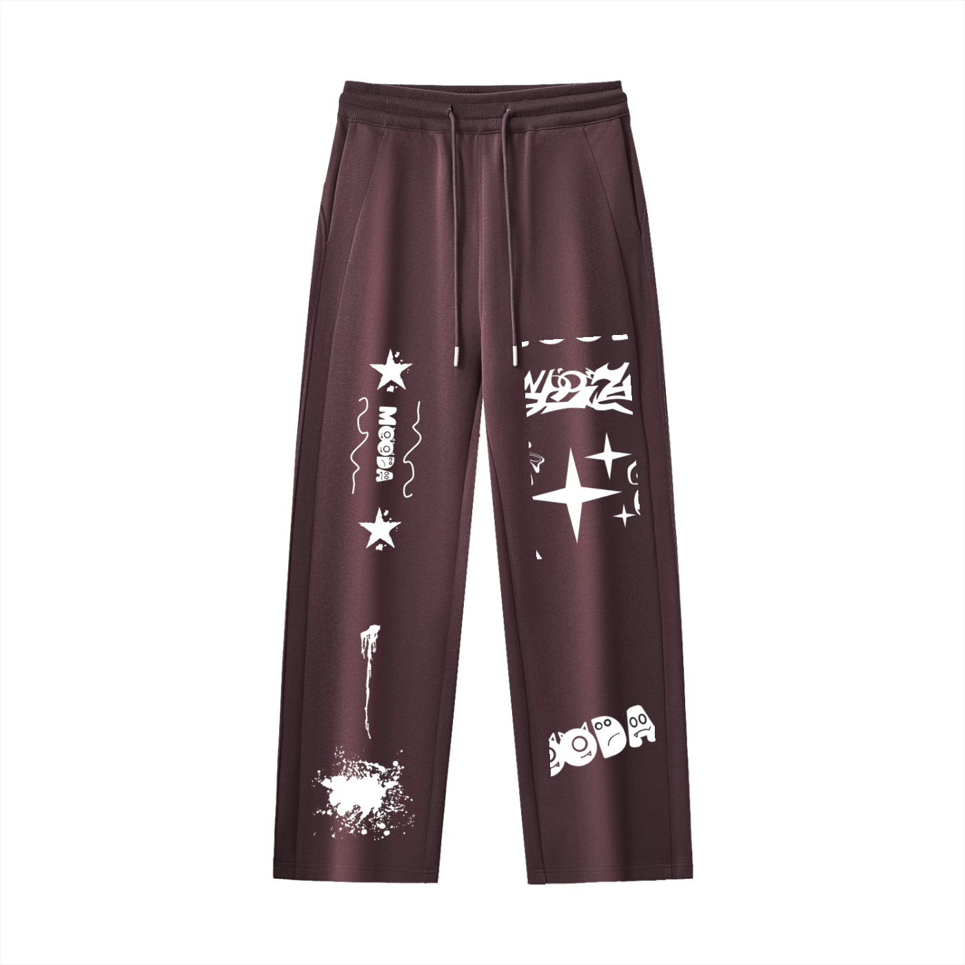 Mooda Essential Drawstring Straight-Leg Sweatpants