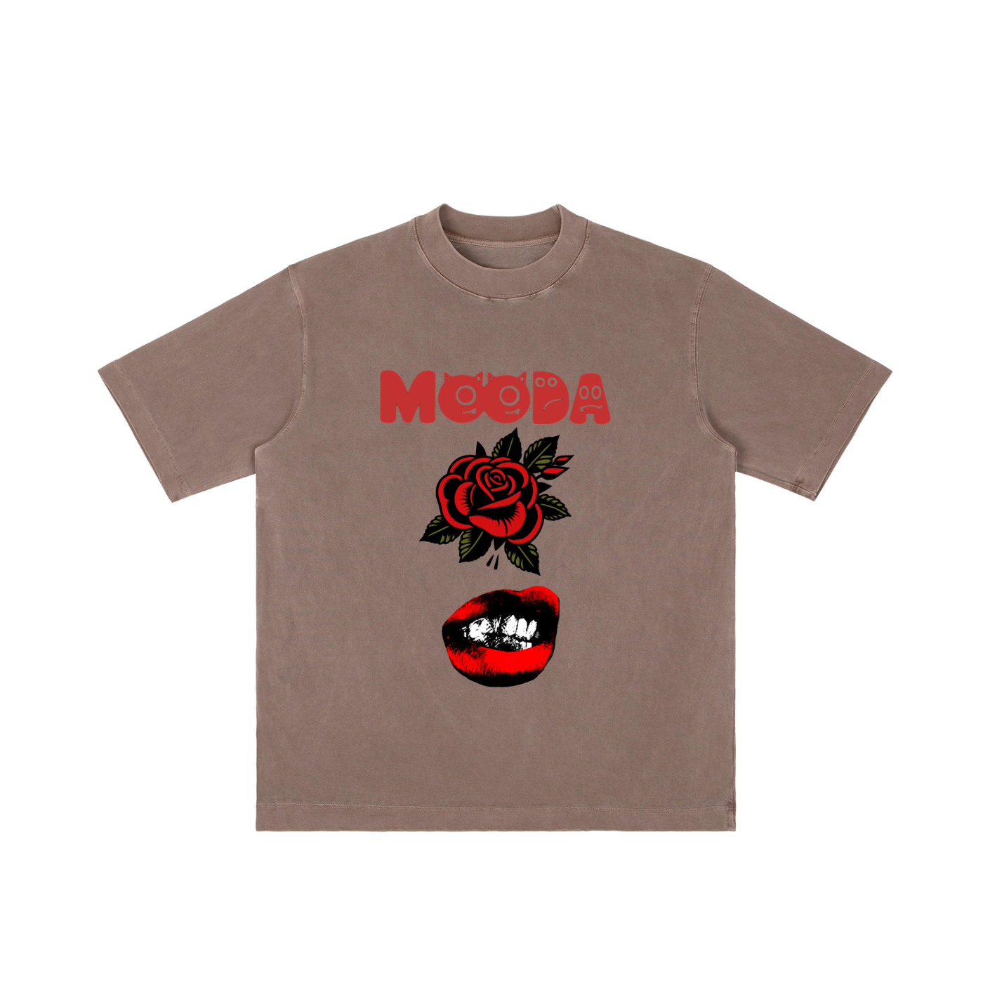 Mooda Vintage Wash Drop Shoulder T-shirt