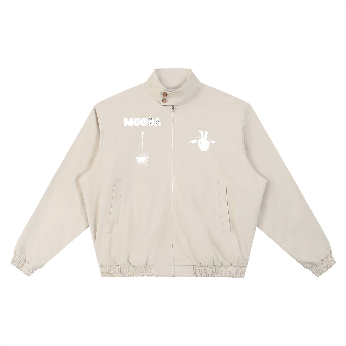 Mooda Stand Collar Bomber Jacket