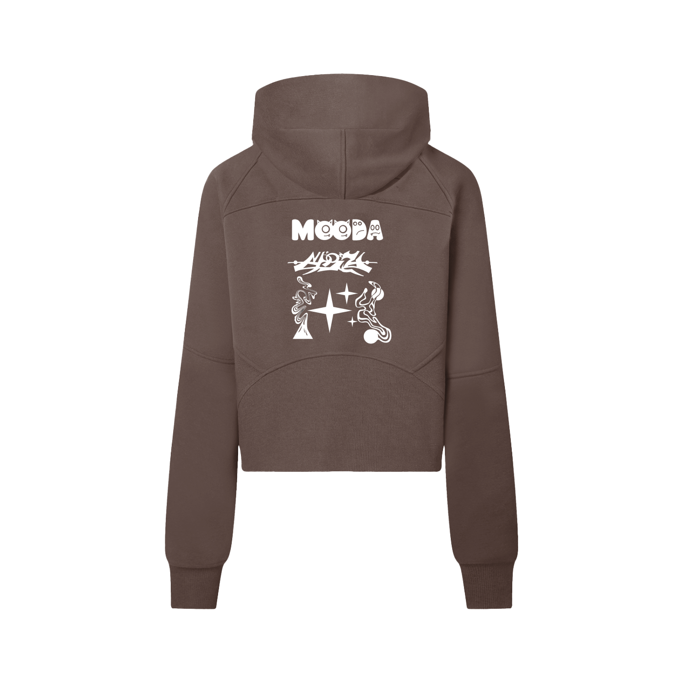 Cropped Half-Zip Hoodie