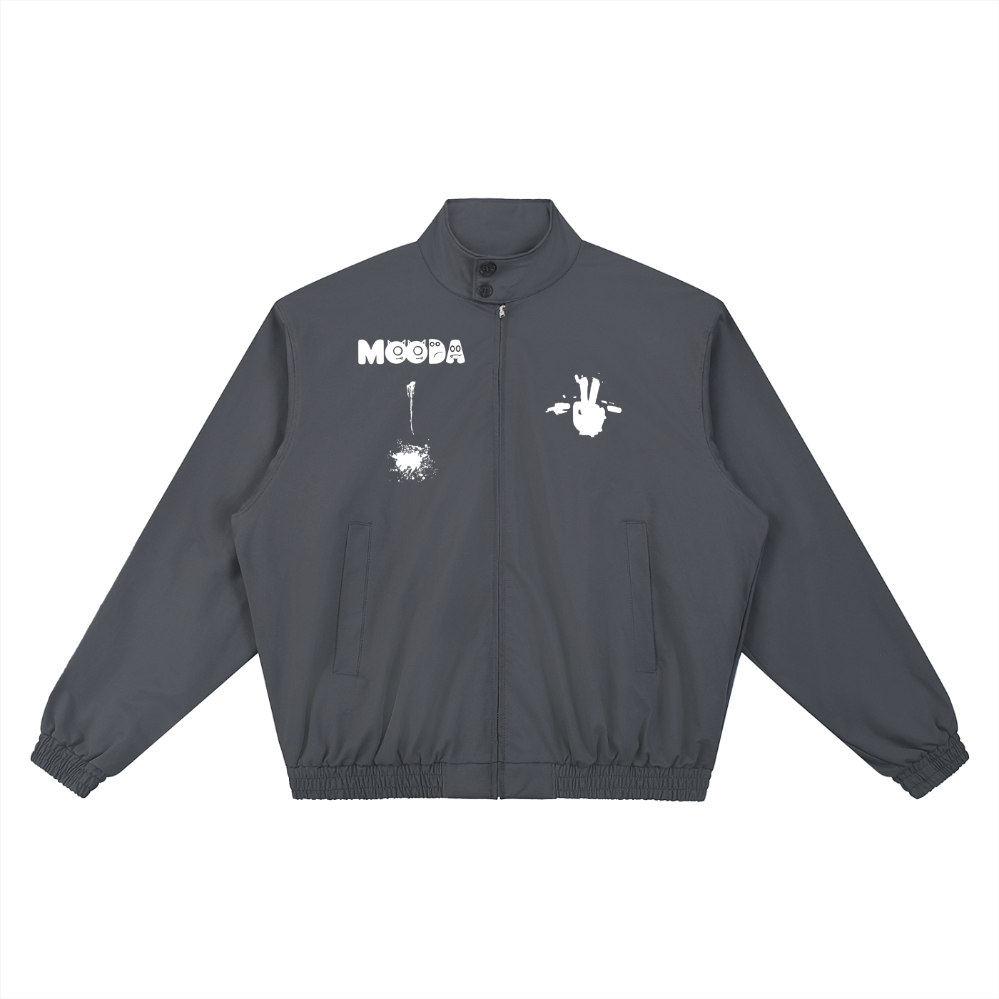 Mooda Stand Collar Bomber Jacket