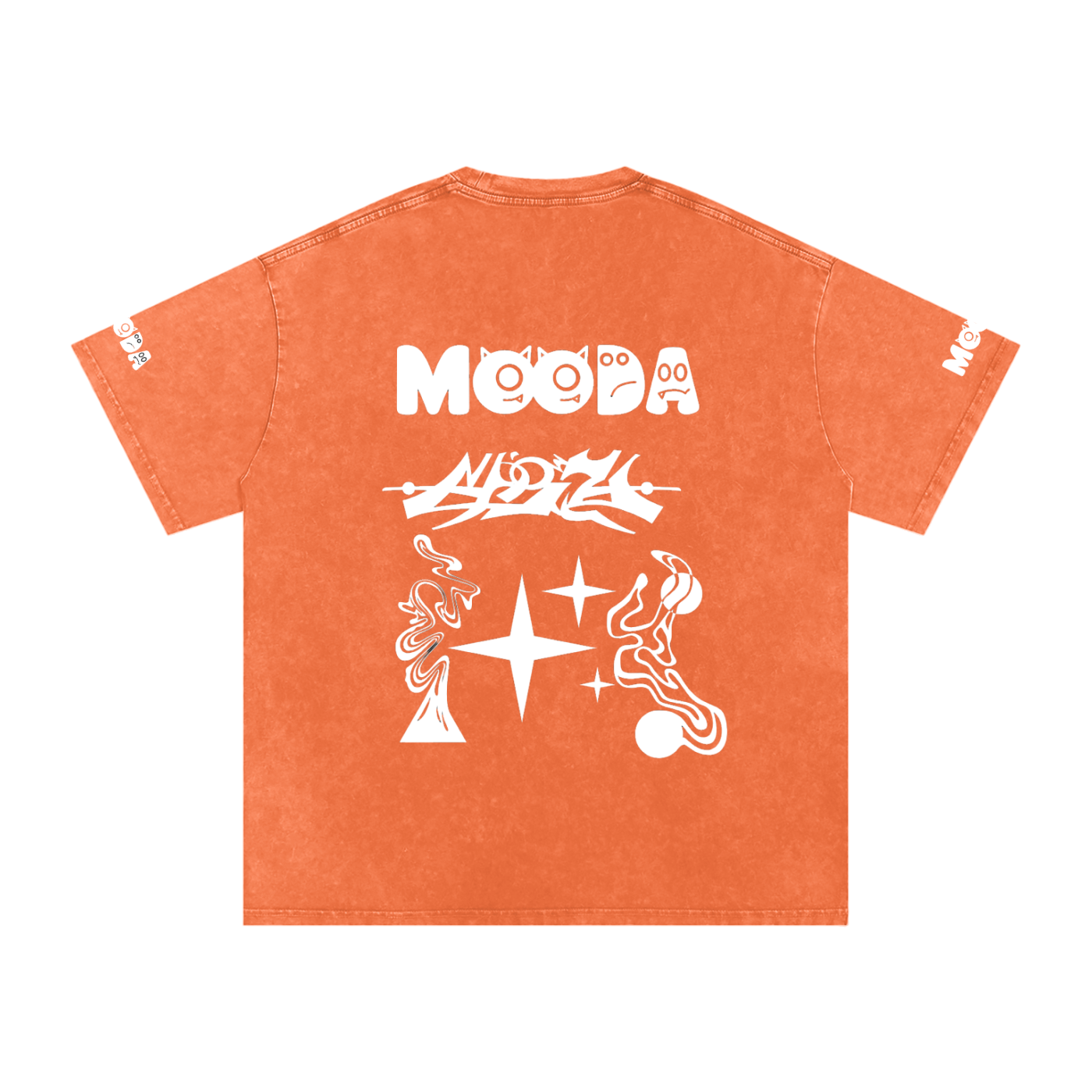 Mooda Snow Washed Oversized Cotton T-Shirt