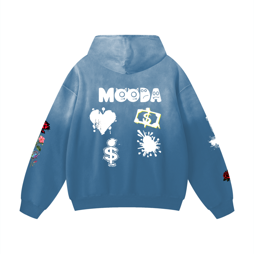 Mooda Heavyweight Sunfade Oversized Hoodie