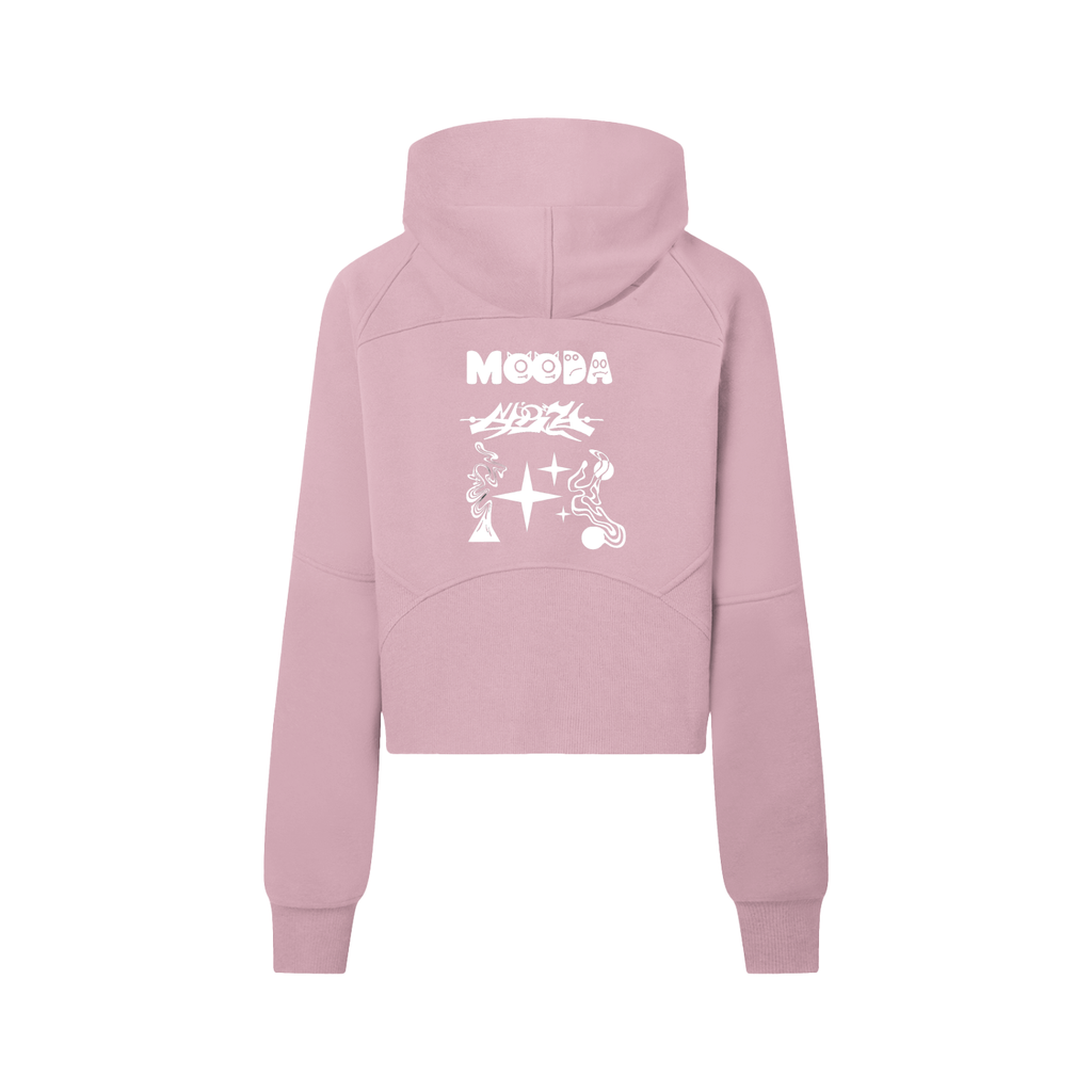 Cropped Half-Zip Hoodie