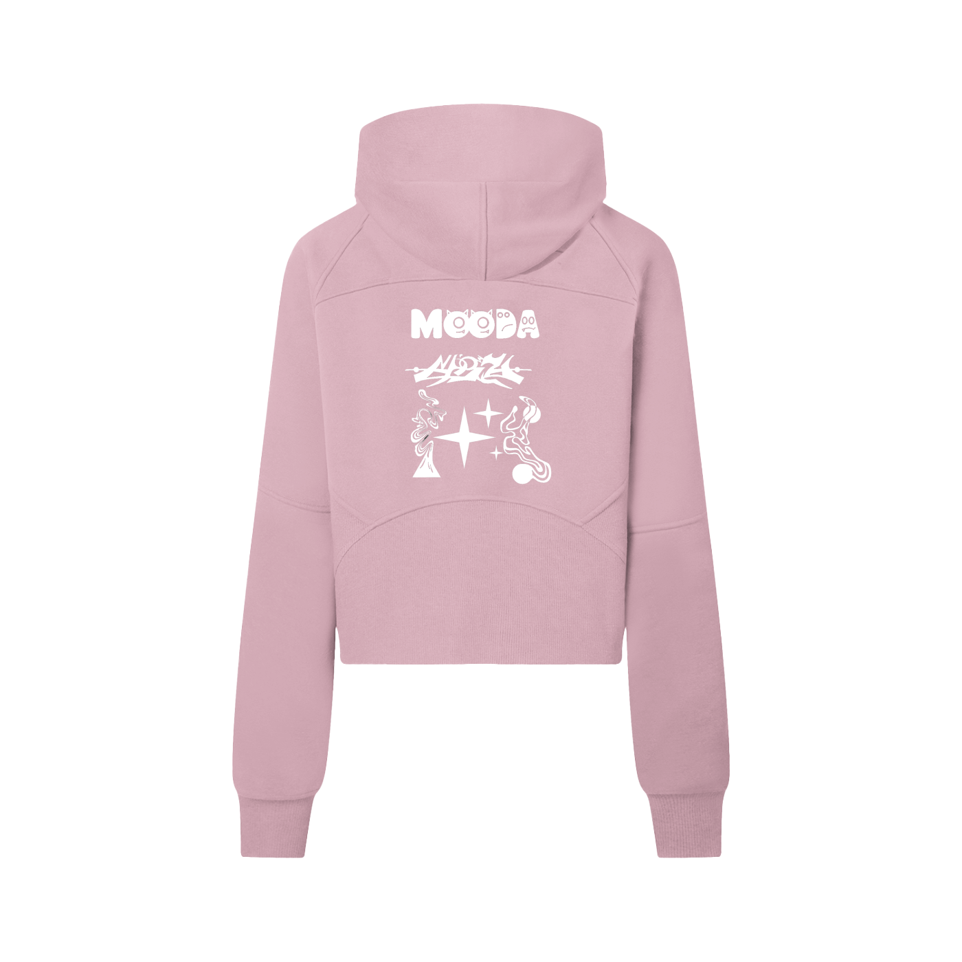 Cropped Half-Zip Hoodie