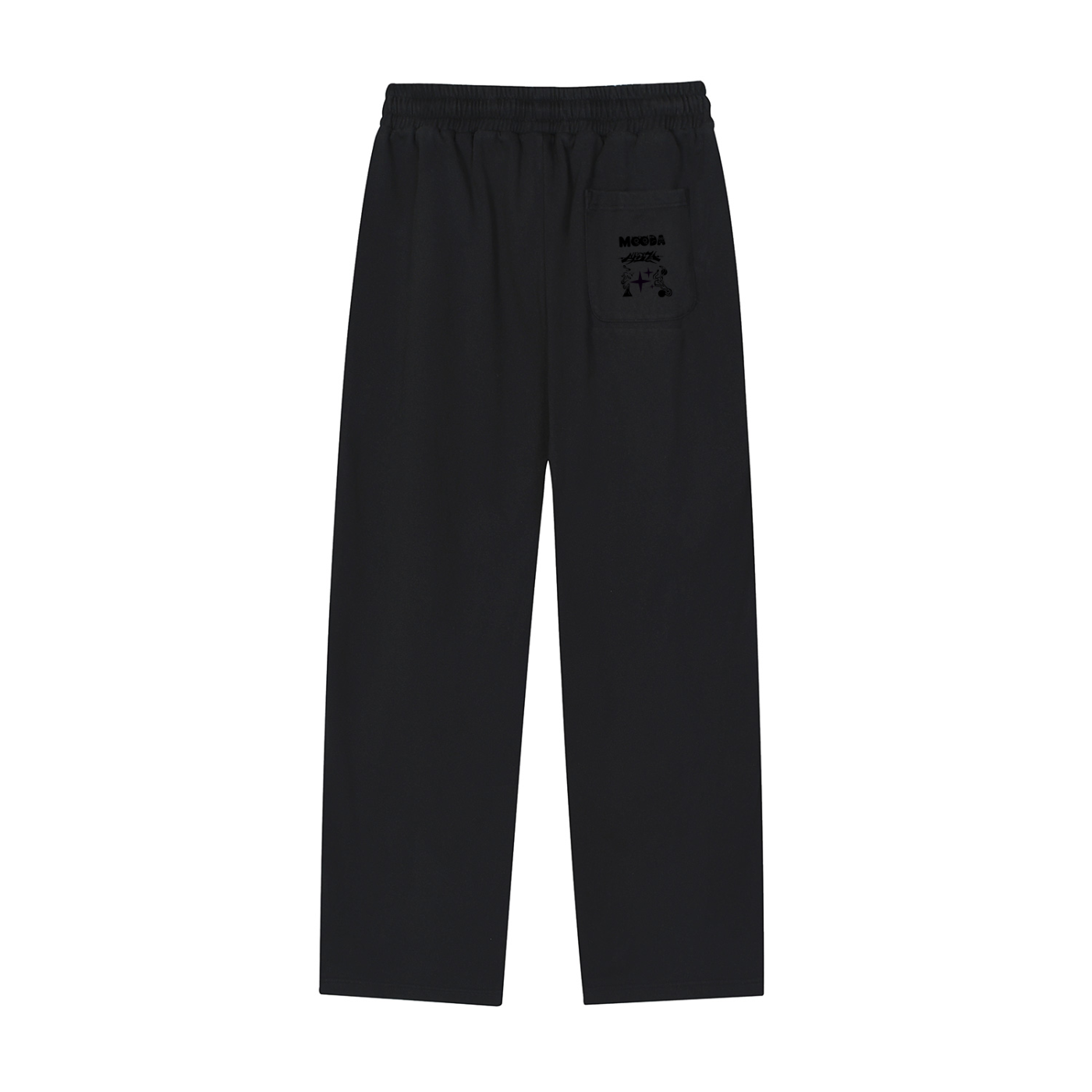 Mooda Reflection Striped Straight-Leg Sweatpants