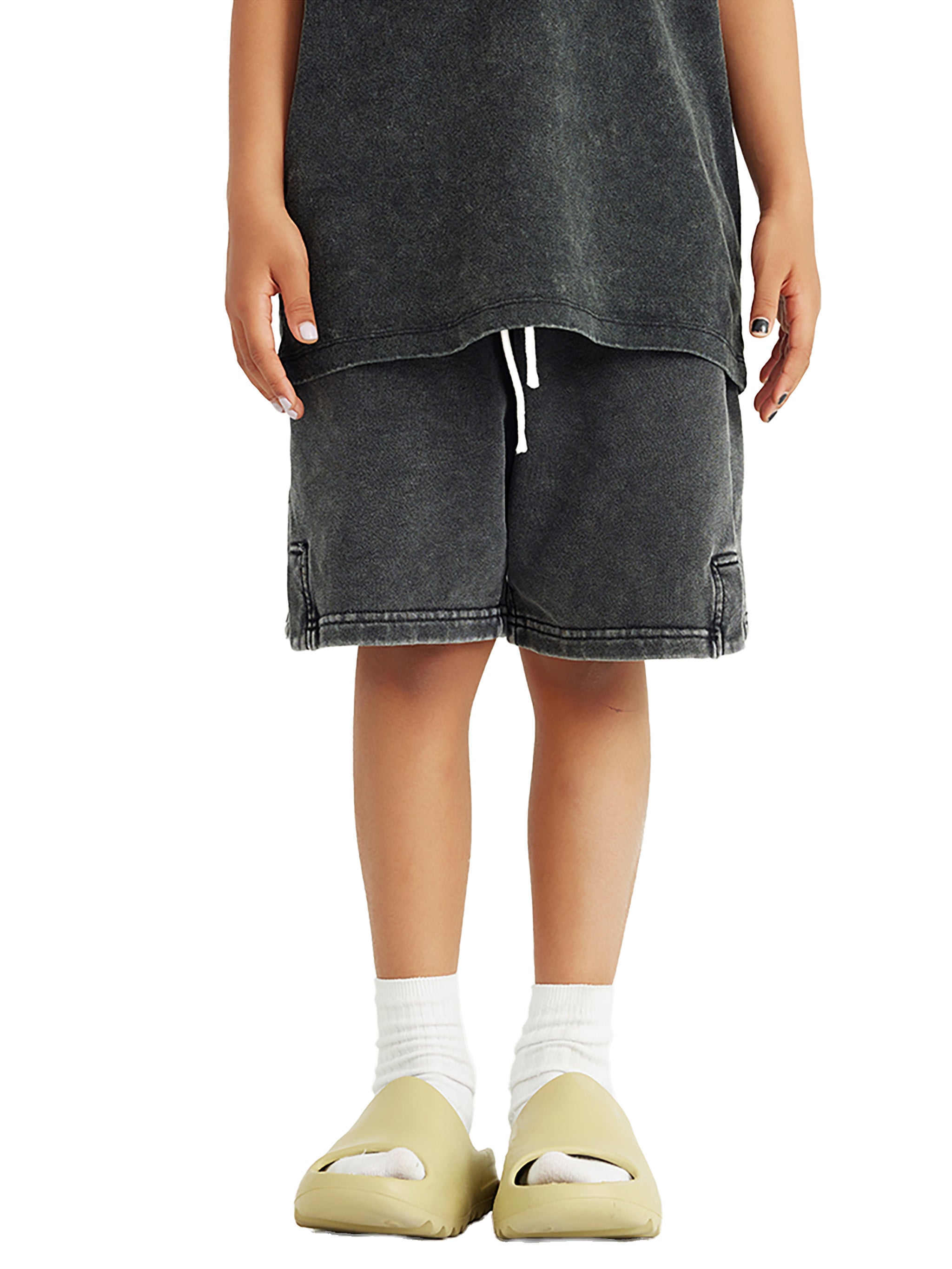 Mooda Snow Washed Kids' Shorts