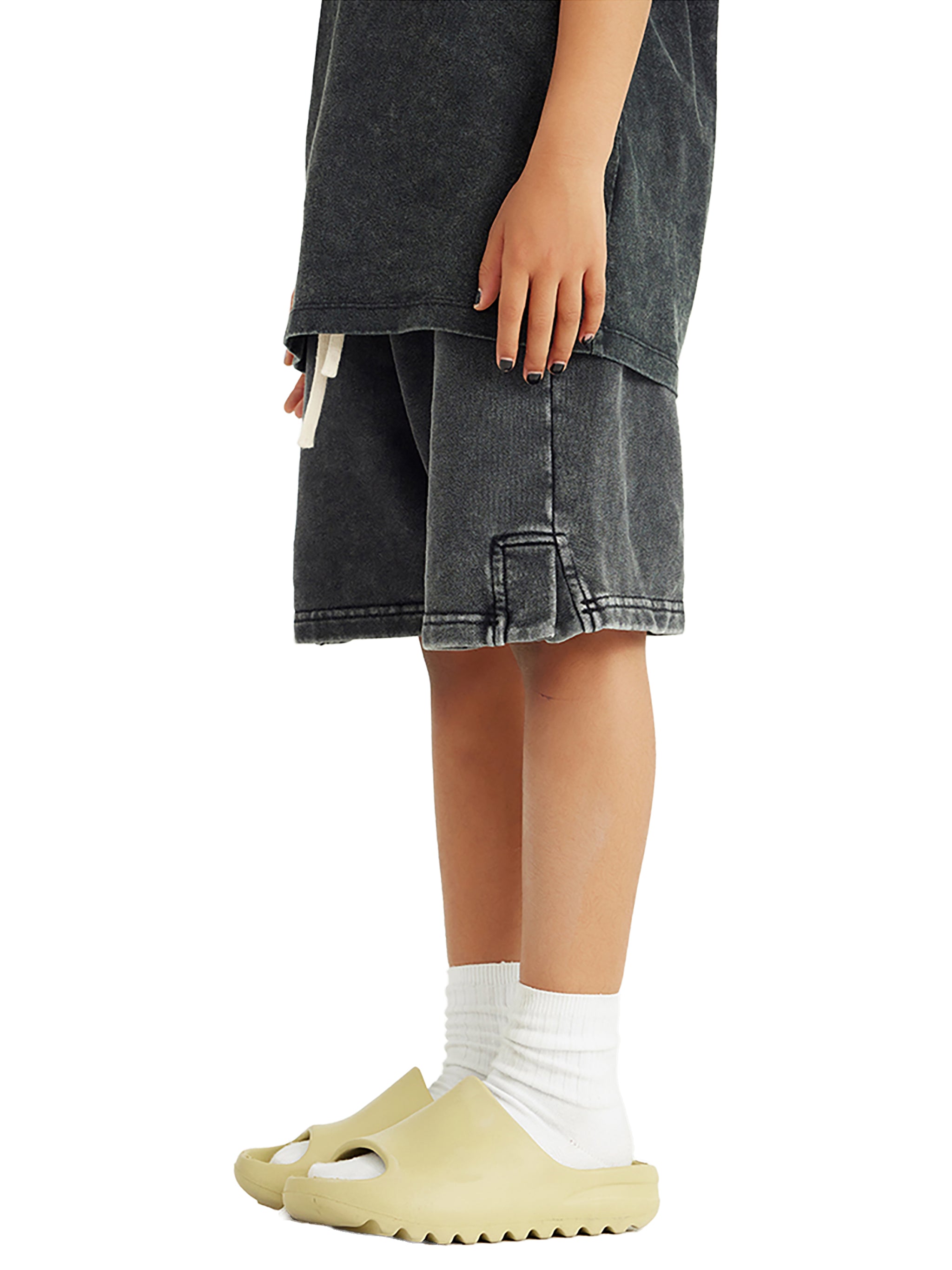 Mooda Snow Washed Kids' Shorts