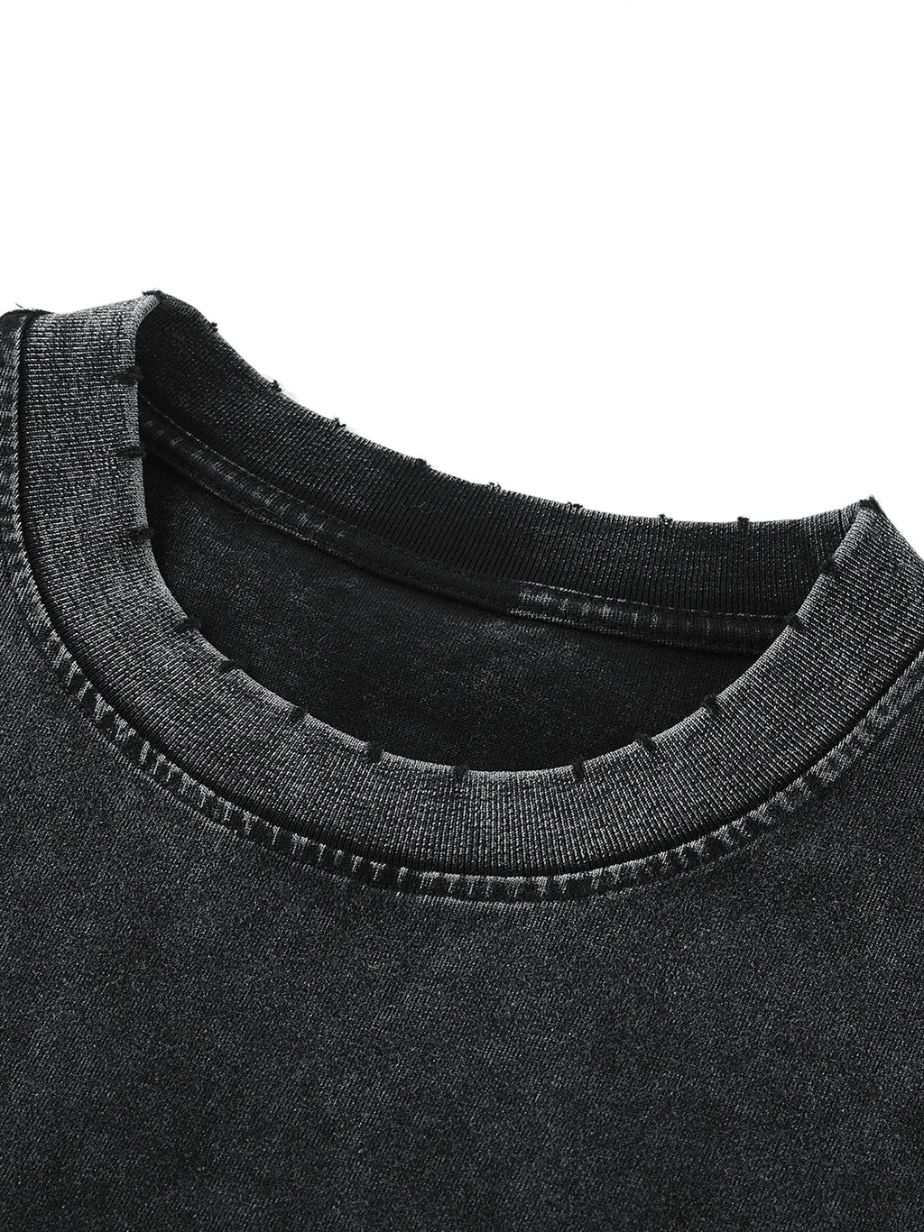 Mooda Snow Washed Frayed Hem Tank Top