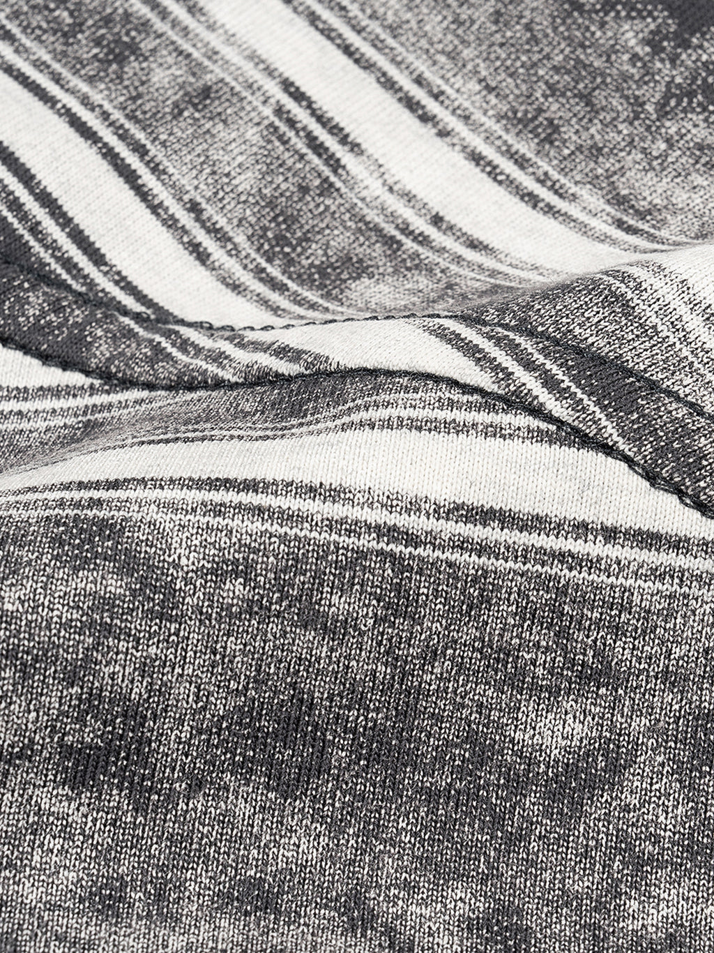 Mooda Snow Washed Striped Boxy T-Shirt