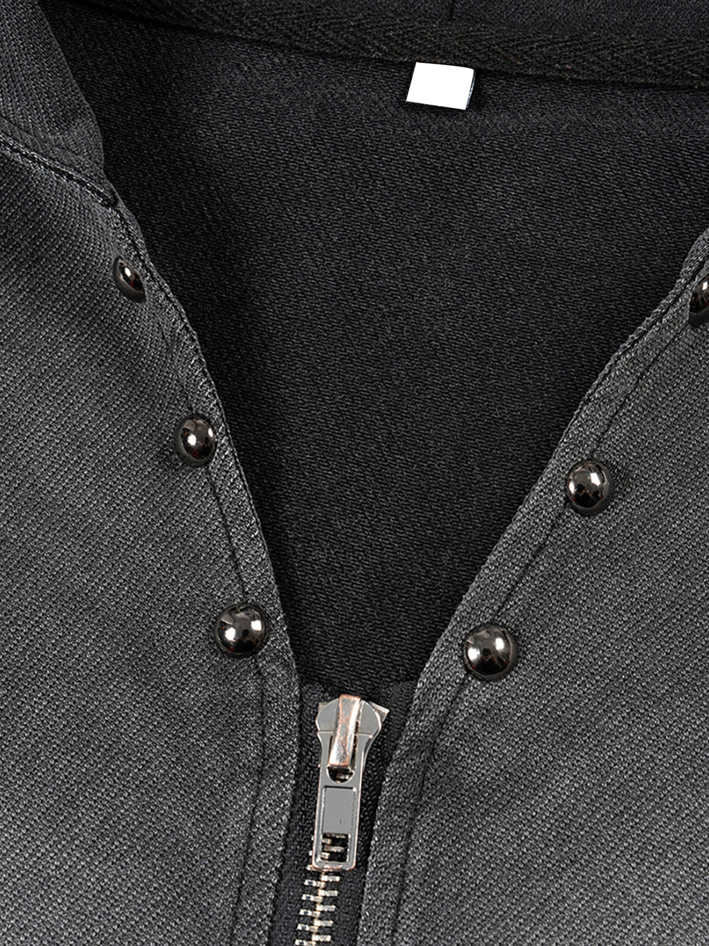 Vintage Washed Zip-Up Hooded Tank Top