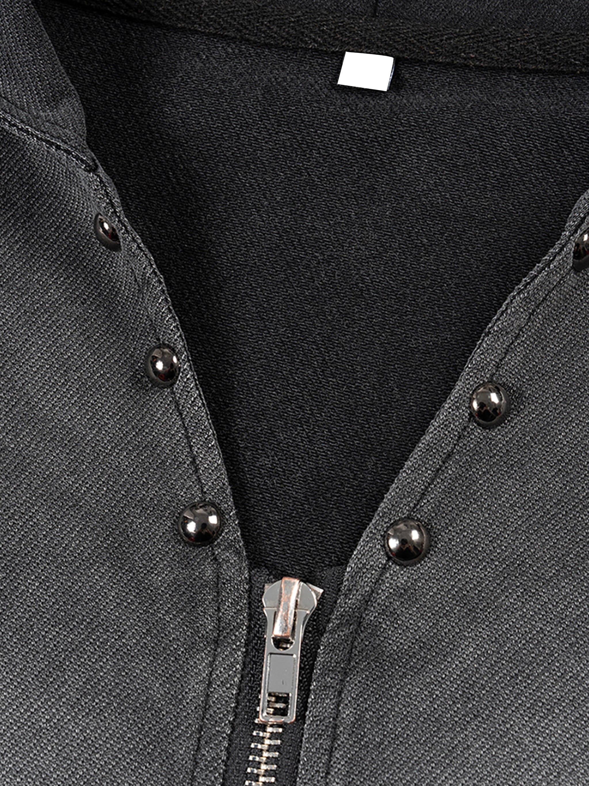 Vintage Washed Zip-Up Hooded Tank Top