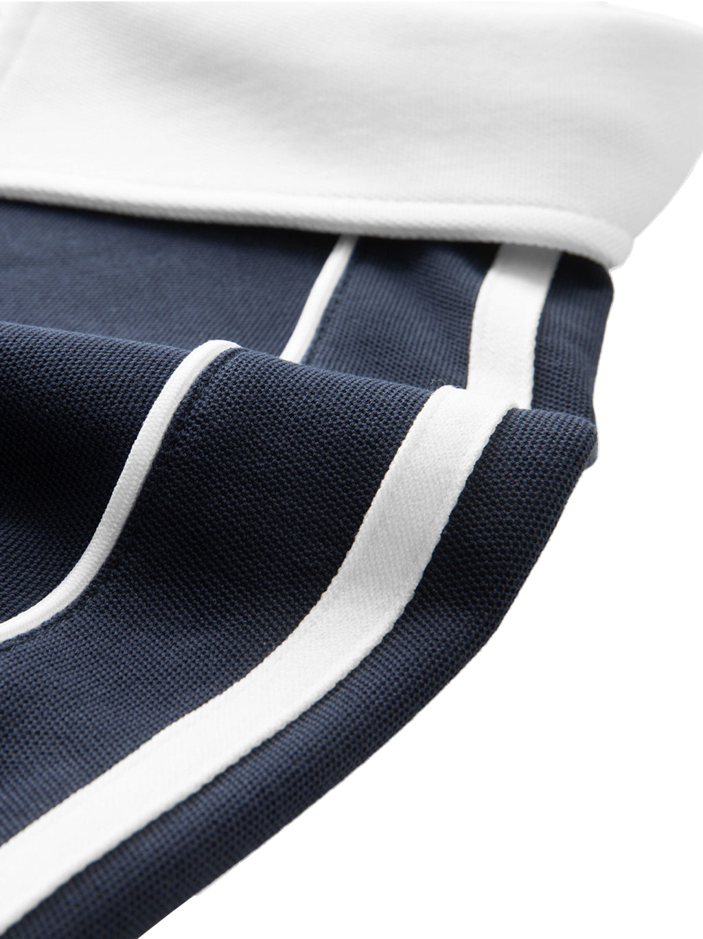 Mooda Contrast Collar Short-Sleeve Polo Shirt