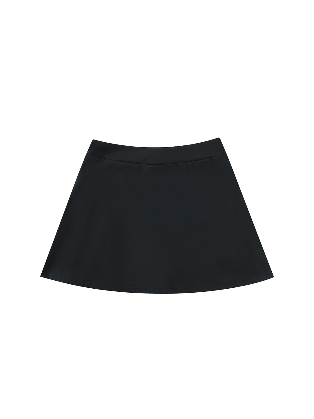 Mooda High-Waist Pocketed A-Line Skirt
