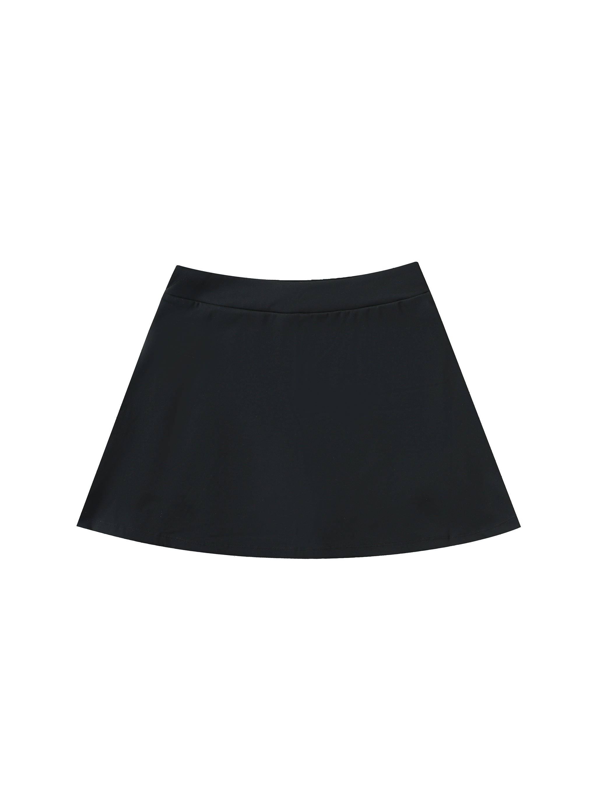 Mooda High-Waist Pocketed A-Line Skirt