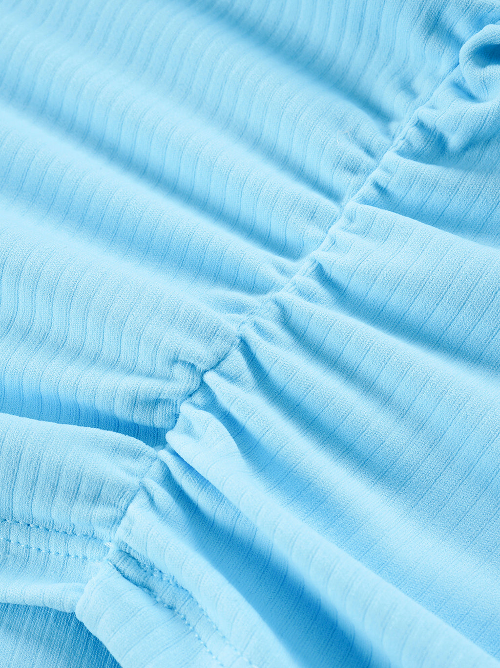 Mooda Ruched Bodycon Crop Top