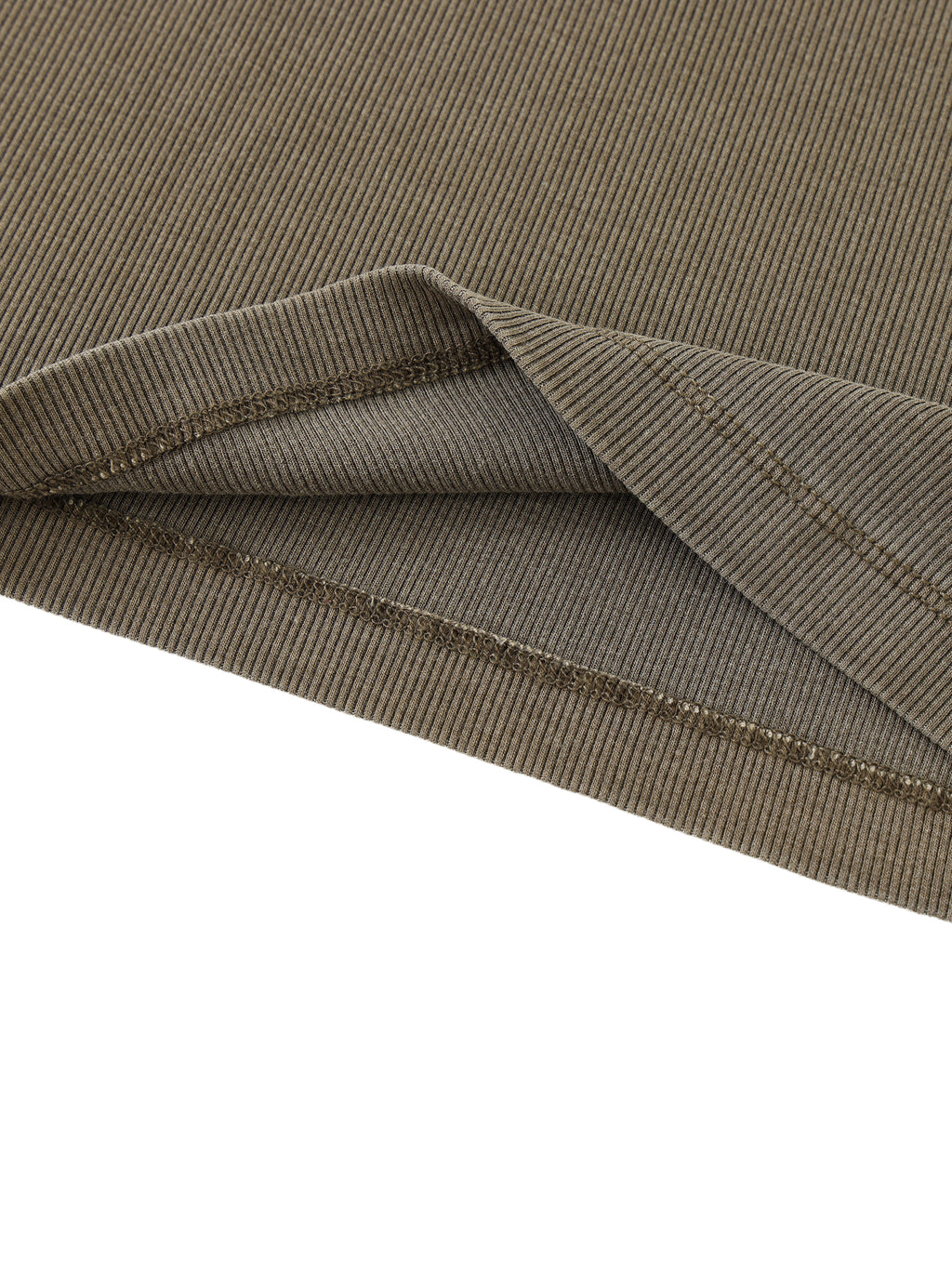 Mooda Dyed Washed Raglan Long Sleeve Slim T-Shirt