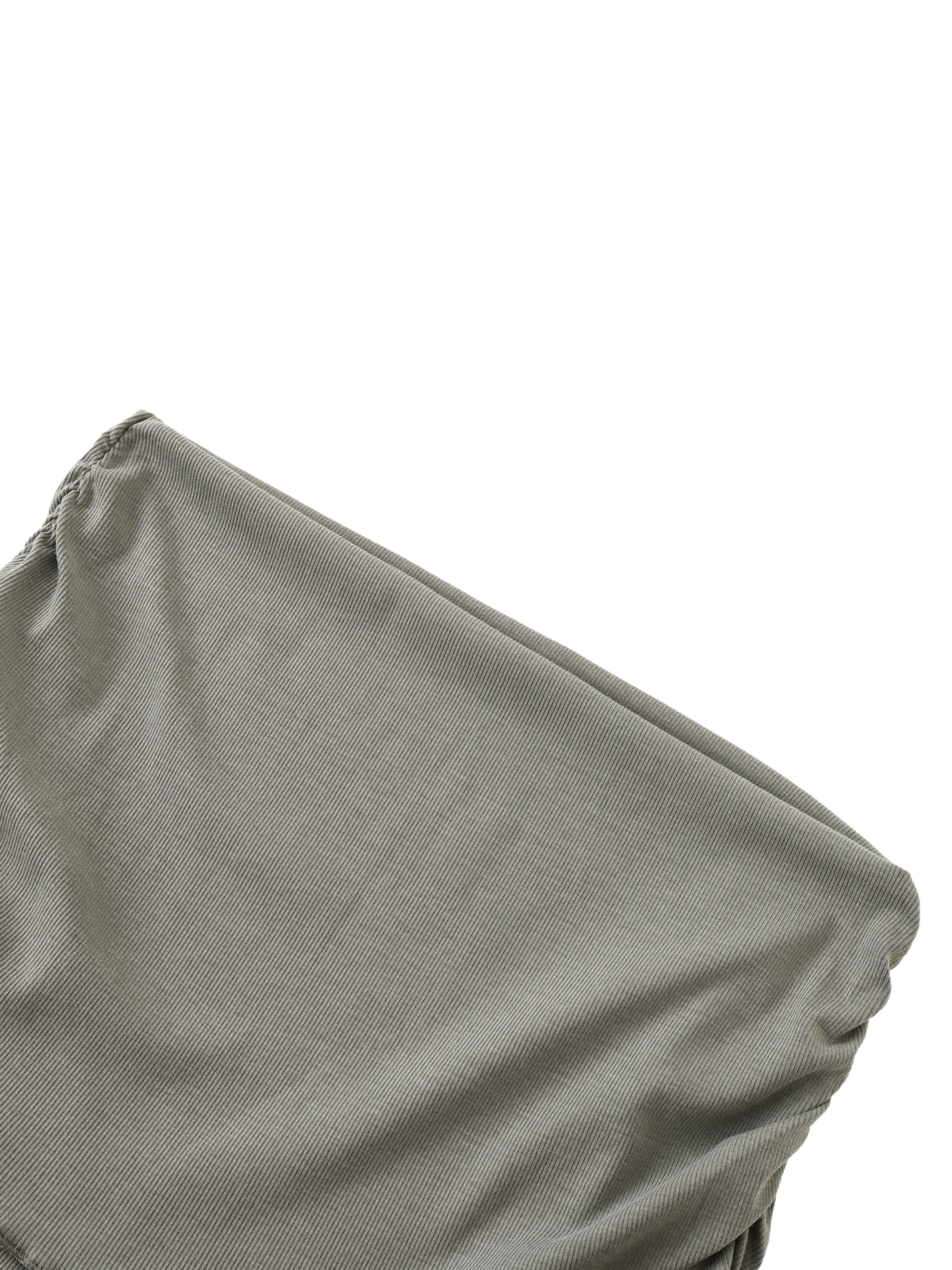 Mooda Dyed Washed Straight Hip-Hugging Slim Maxi Skirt