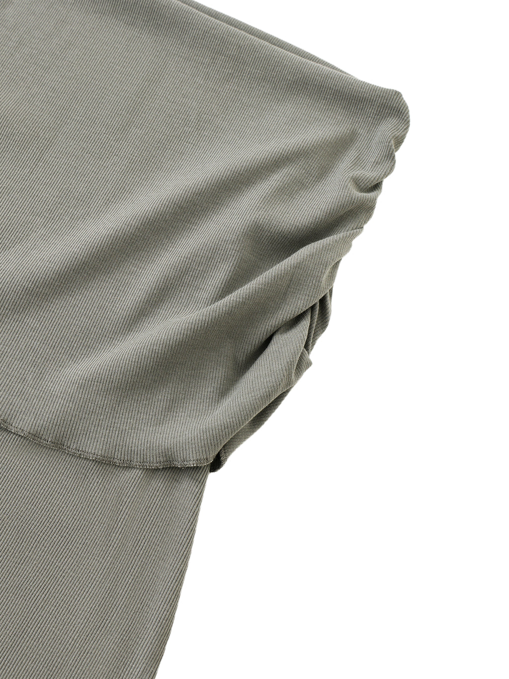 Mooda Dyed Washed Straight Hip-Hugging Slim Maxi Skirt