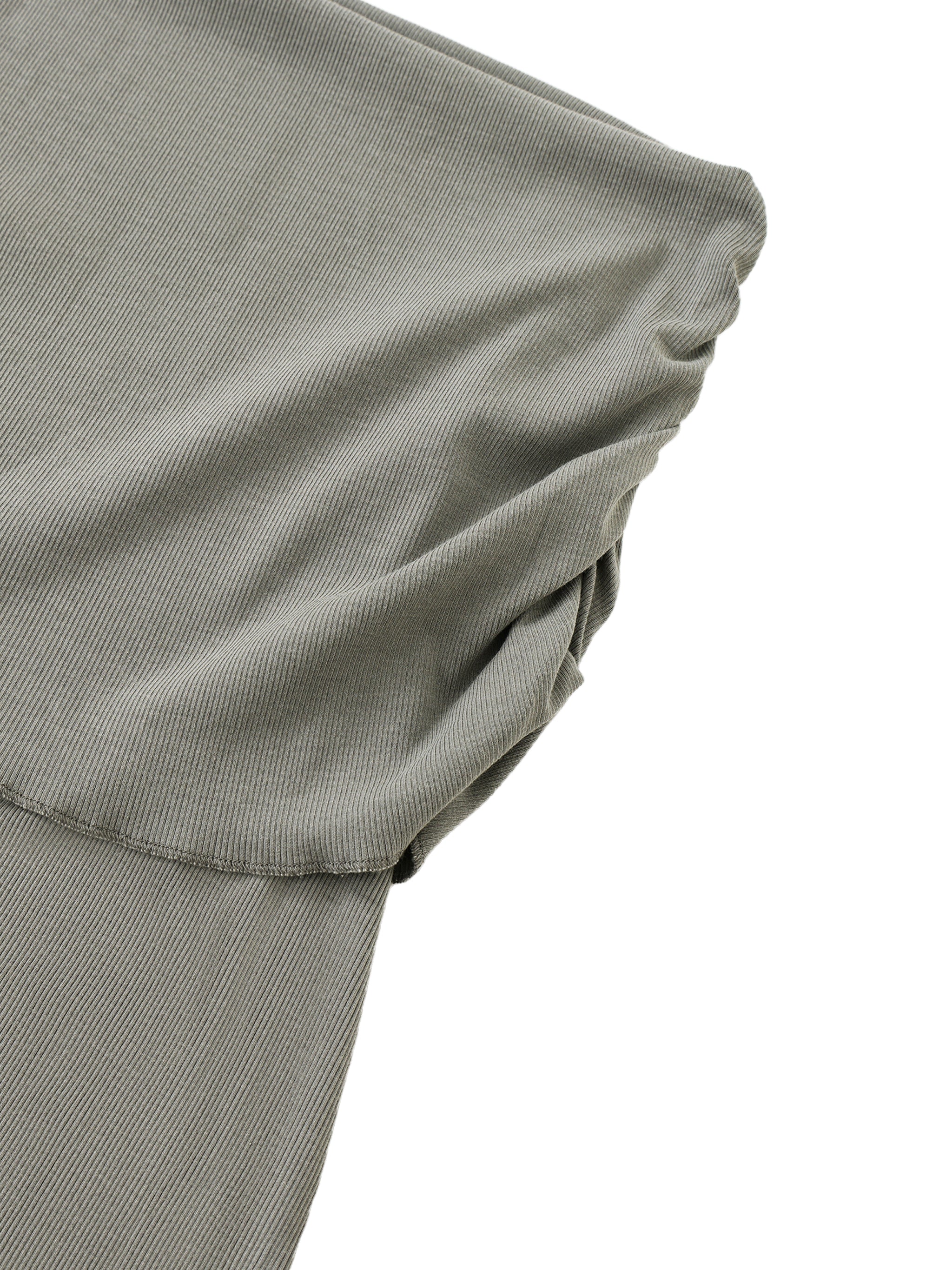 Mooda Dyed Washed Straight Hip-Hugging Slim Maxi Skirt