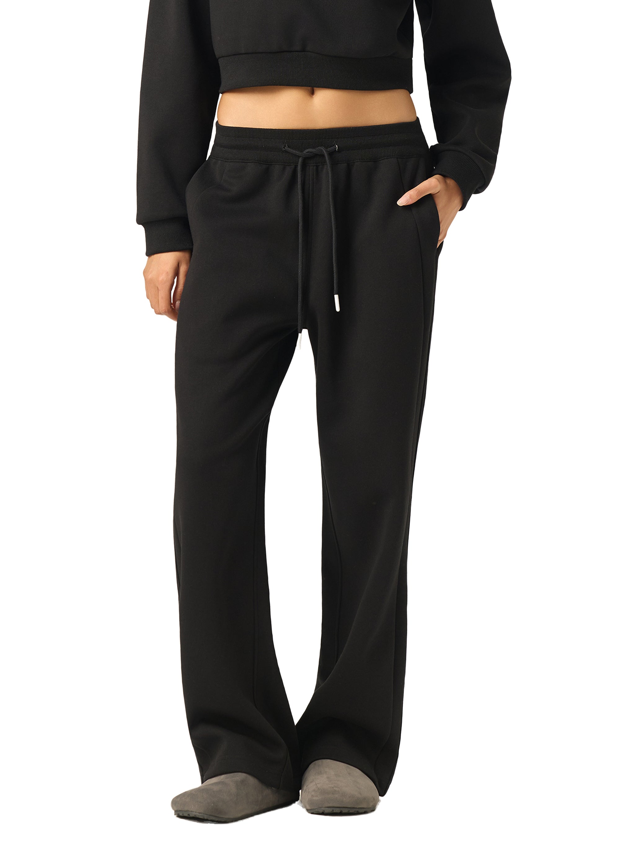 Mooda Essential Drawstring Straight-Leg Sweatpants