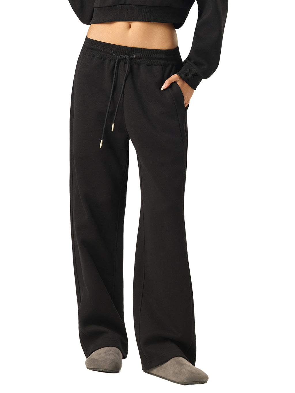 Mooda Essential Drawstring Straight-Leg Sweatpants