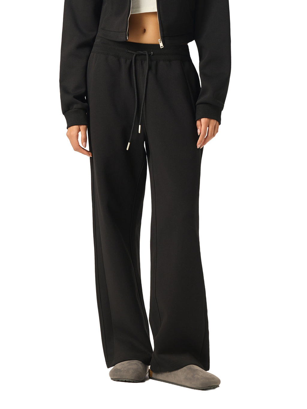 Mooda Essential Drawstring Straight-Leg Sweatpants