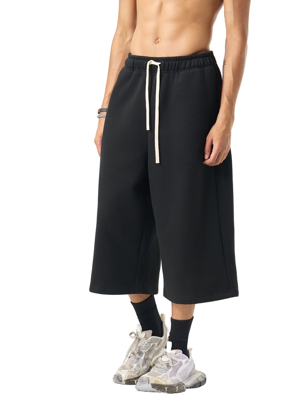Mooda Relaxed Drawstring 3/4 Sweatpants