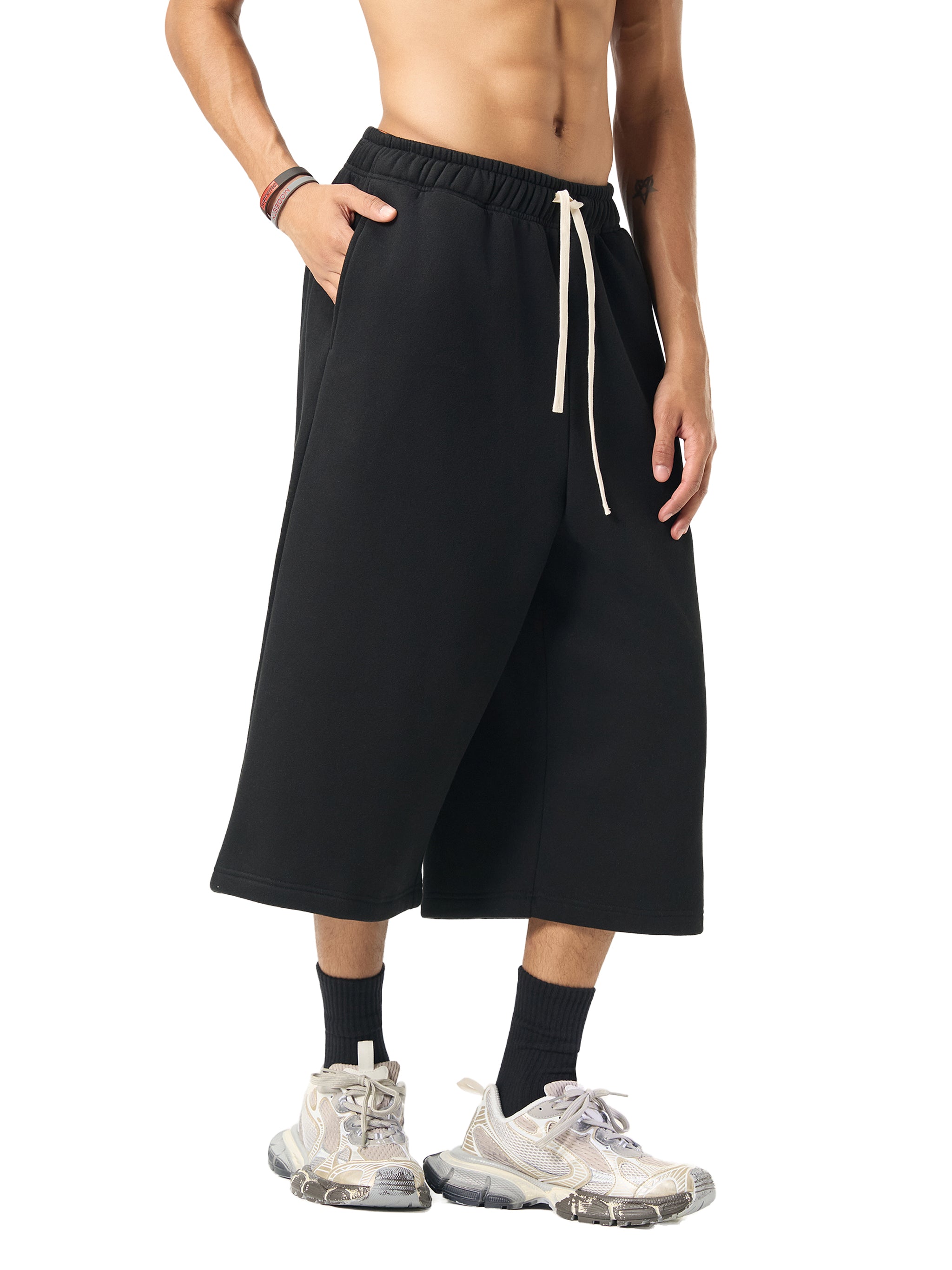 Mooda Relaxed Drawstring 3/4 Sweatpants