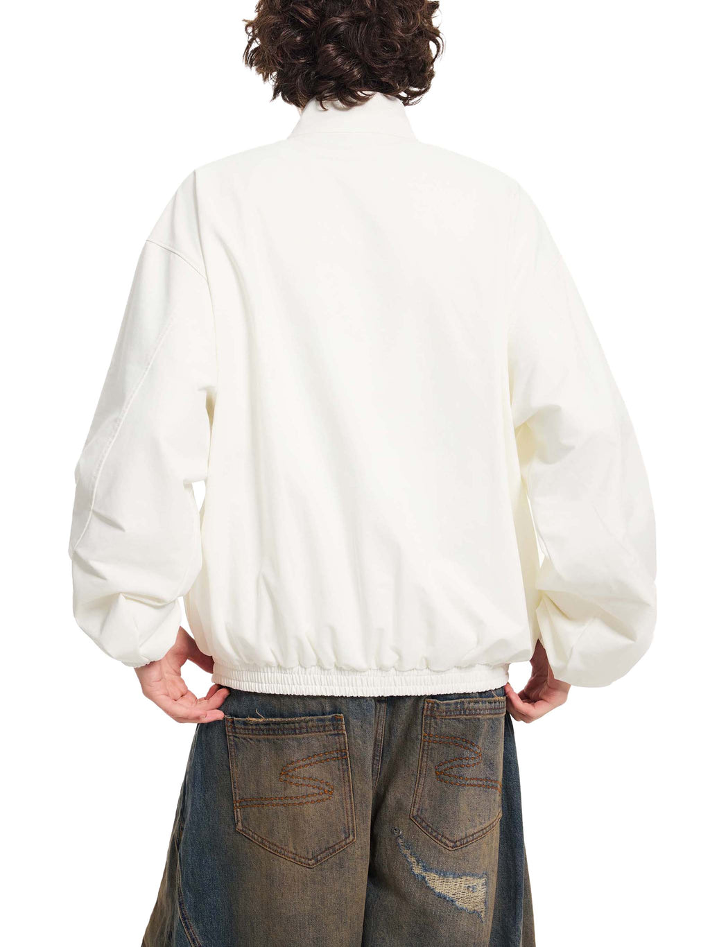 Mooda Stand Collar Bomber Jacket