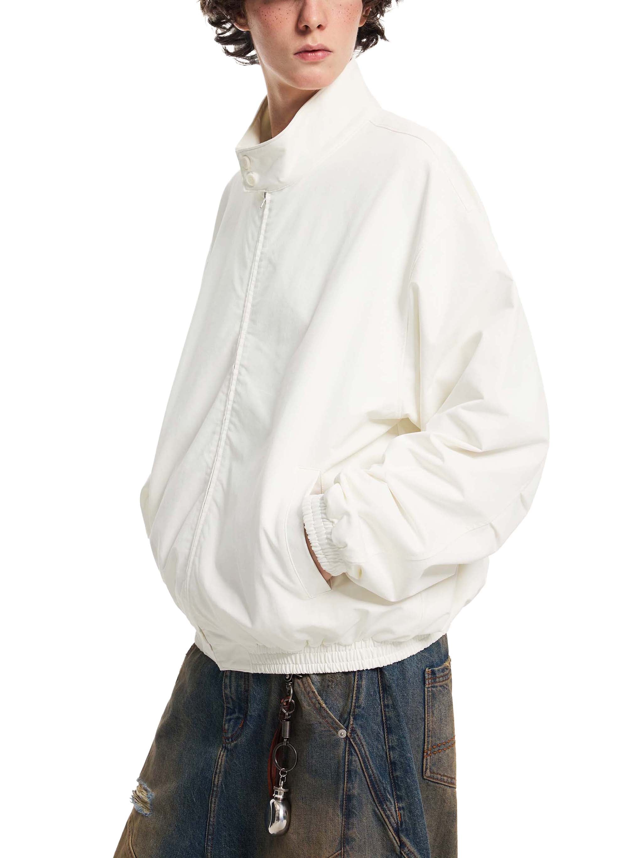 Mooda Stand Collar Bomber Jacket