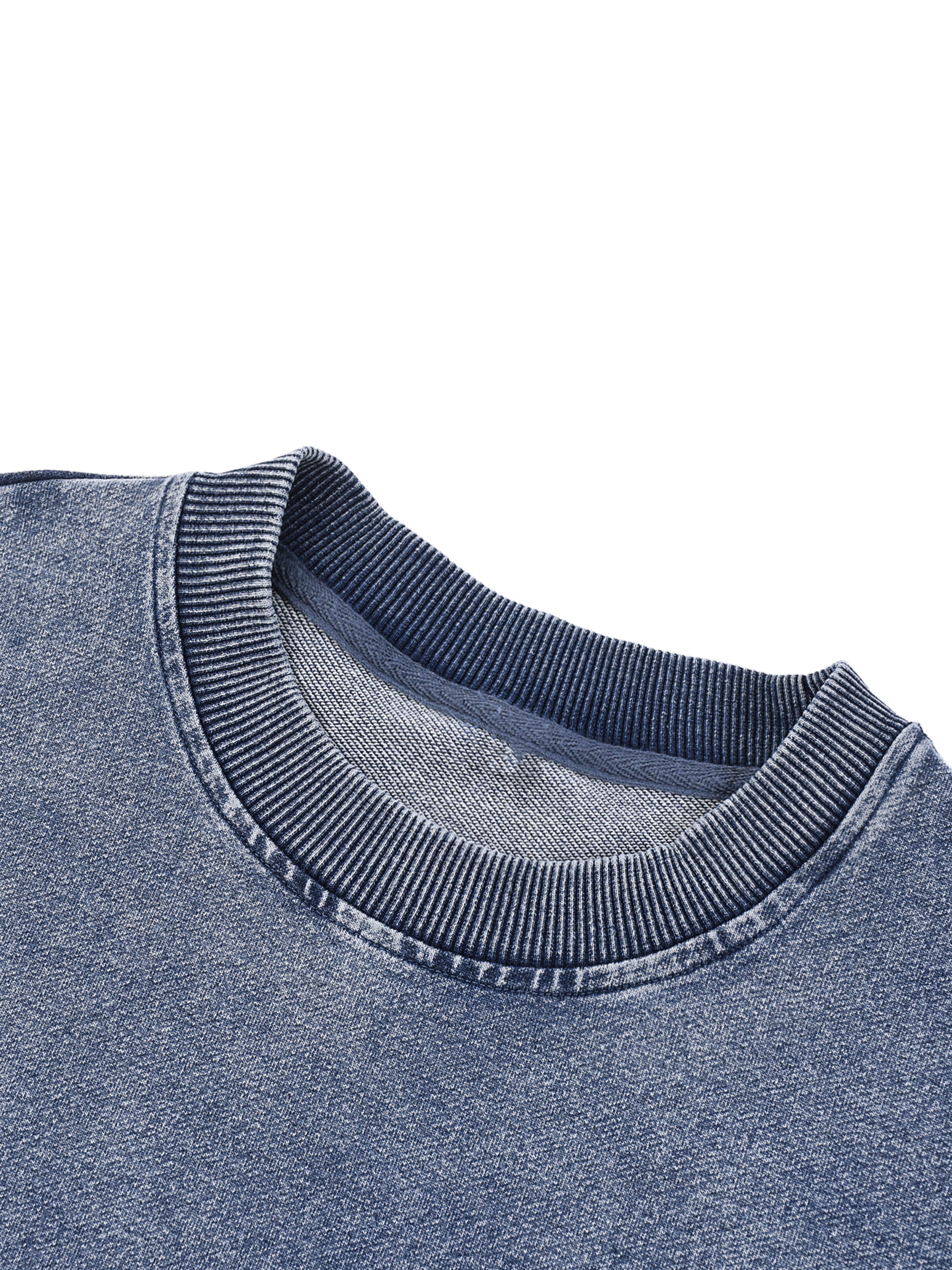 Mooda Snow Wash Oversized Crewneck Sweatshirt